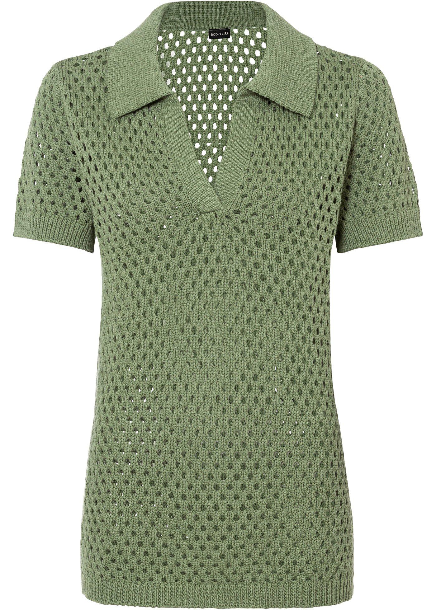 Pull en maille ajourée