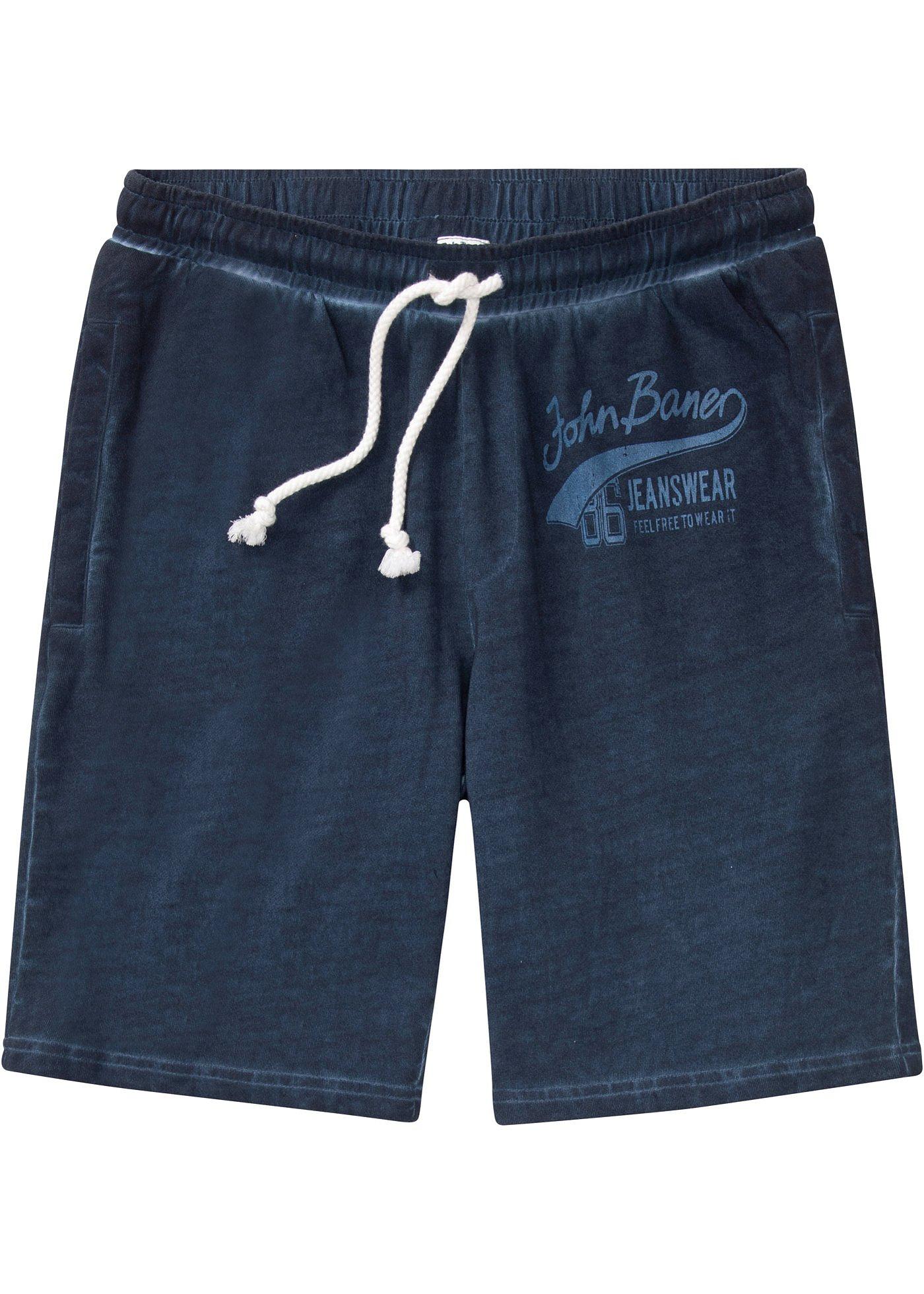 Bermuda sweat aspect délavé