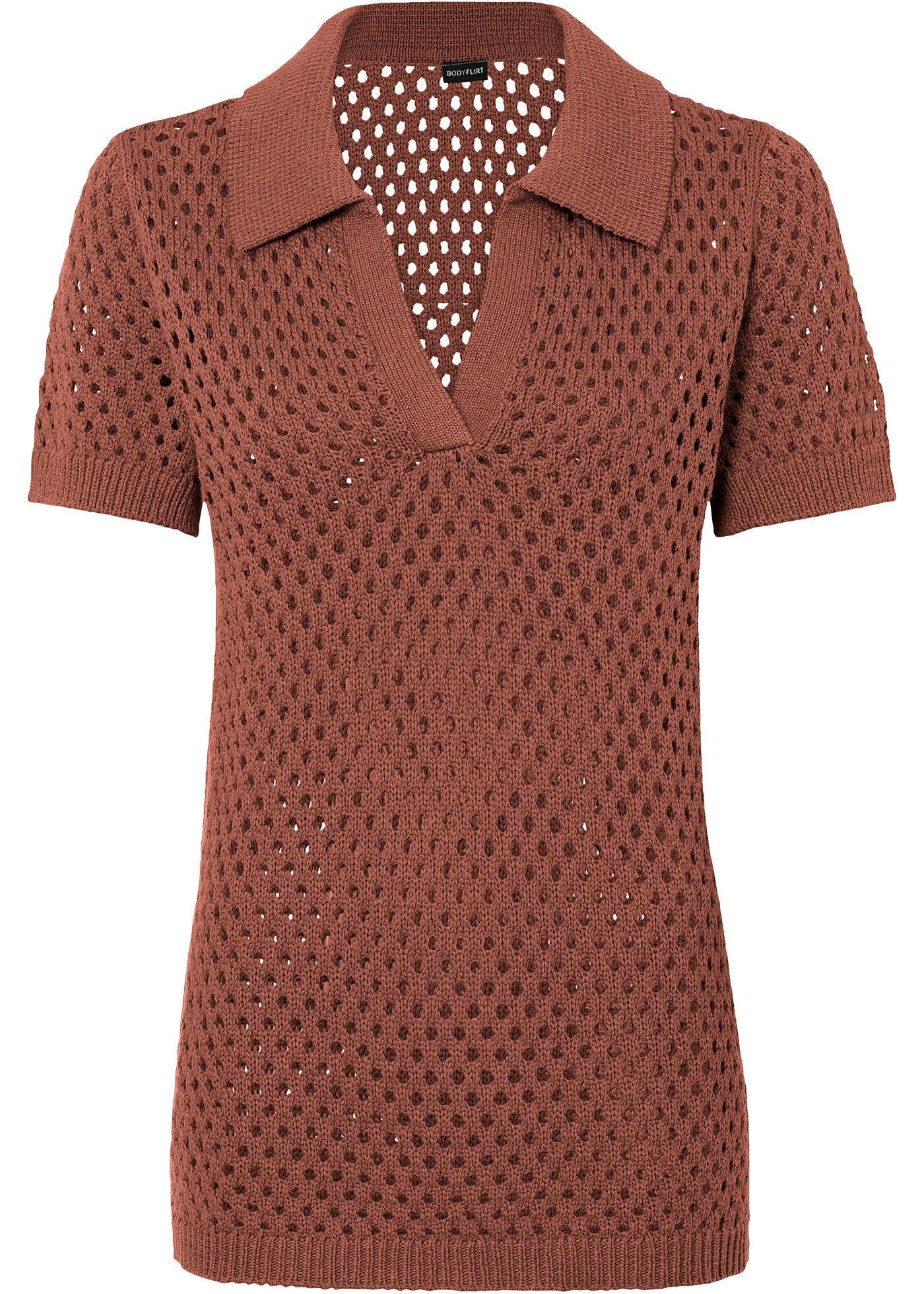 Pull en maille ajourée