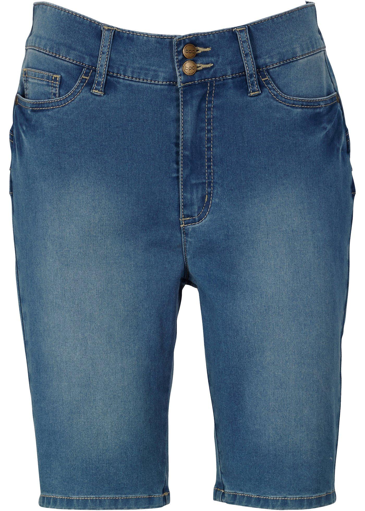 Bermuda en jean super stretch, High Waist