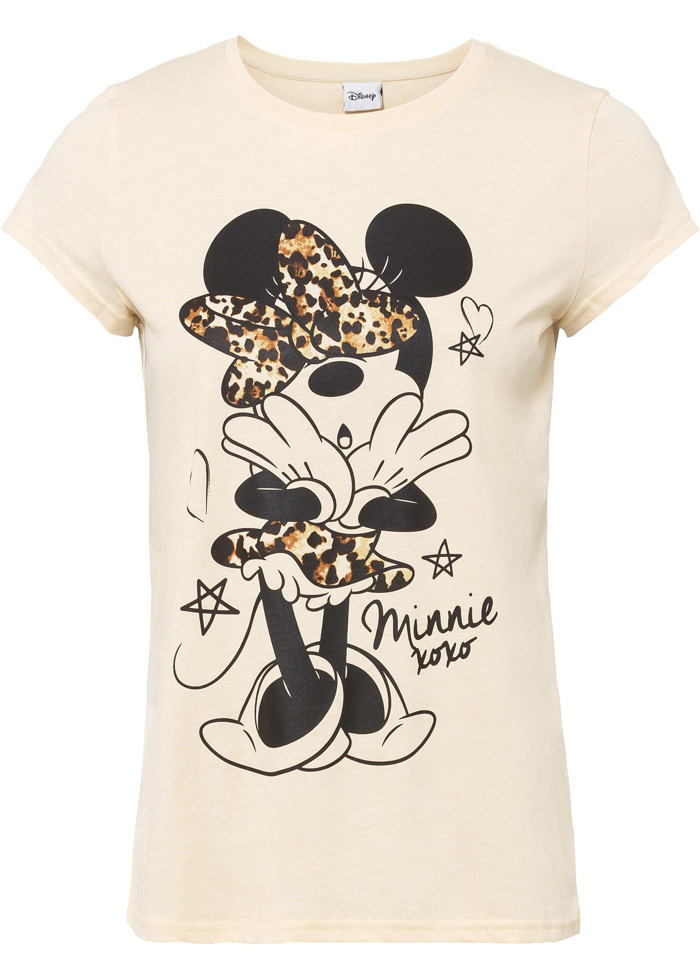 T-shirt Minnie Mouse avec imprimé léopard