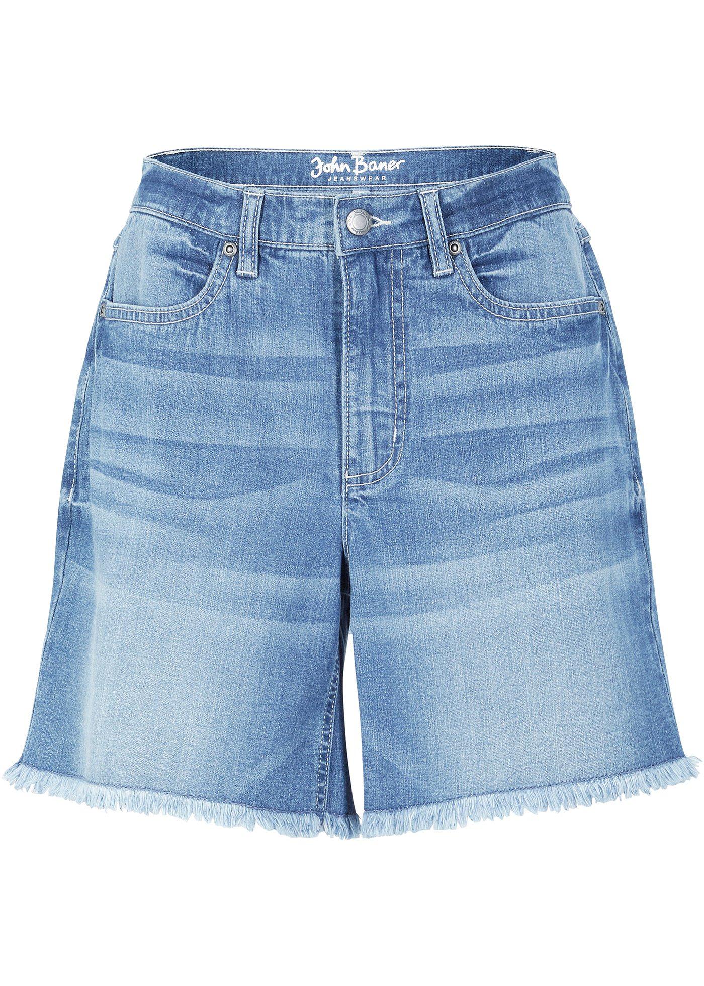 Short en jean extensible