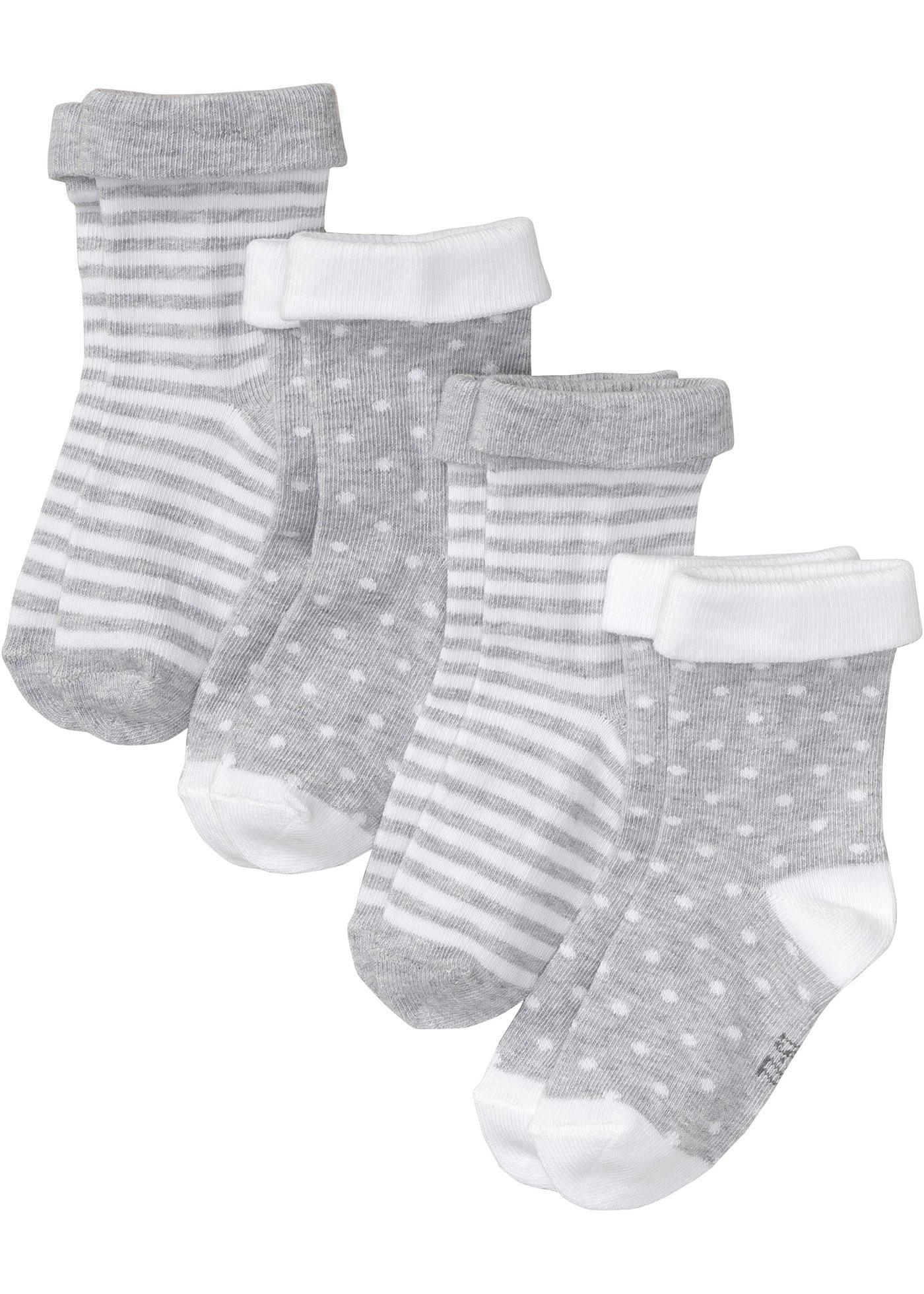 Lot de 4 paires de chaussettes bébé