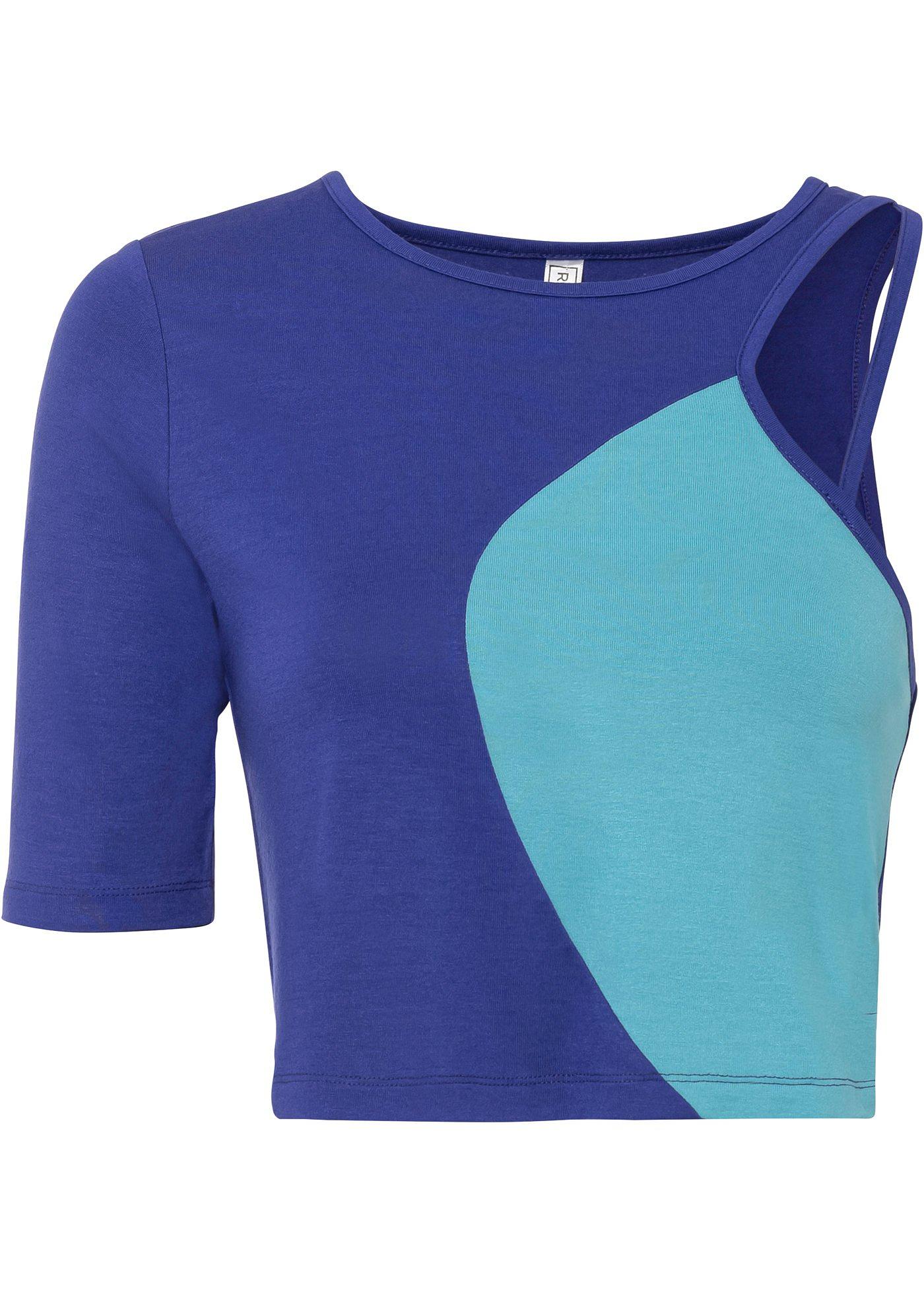 T-shirt raccourci avec découpe