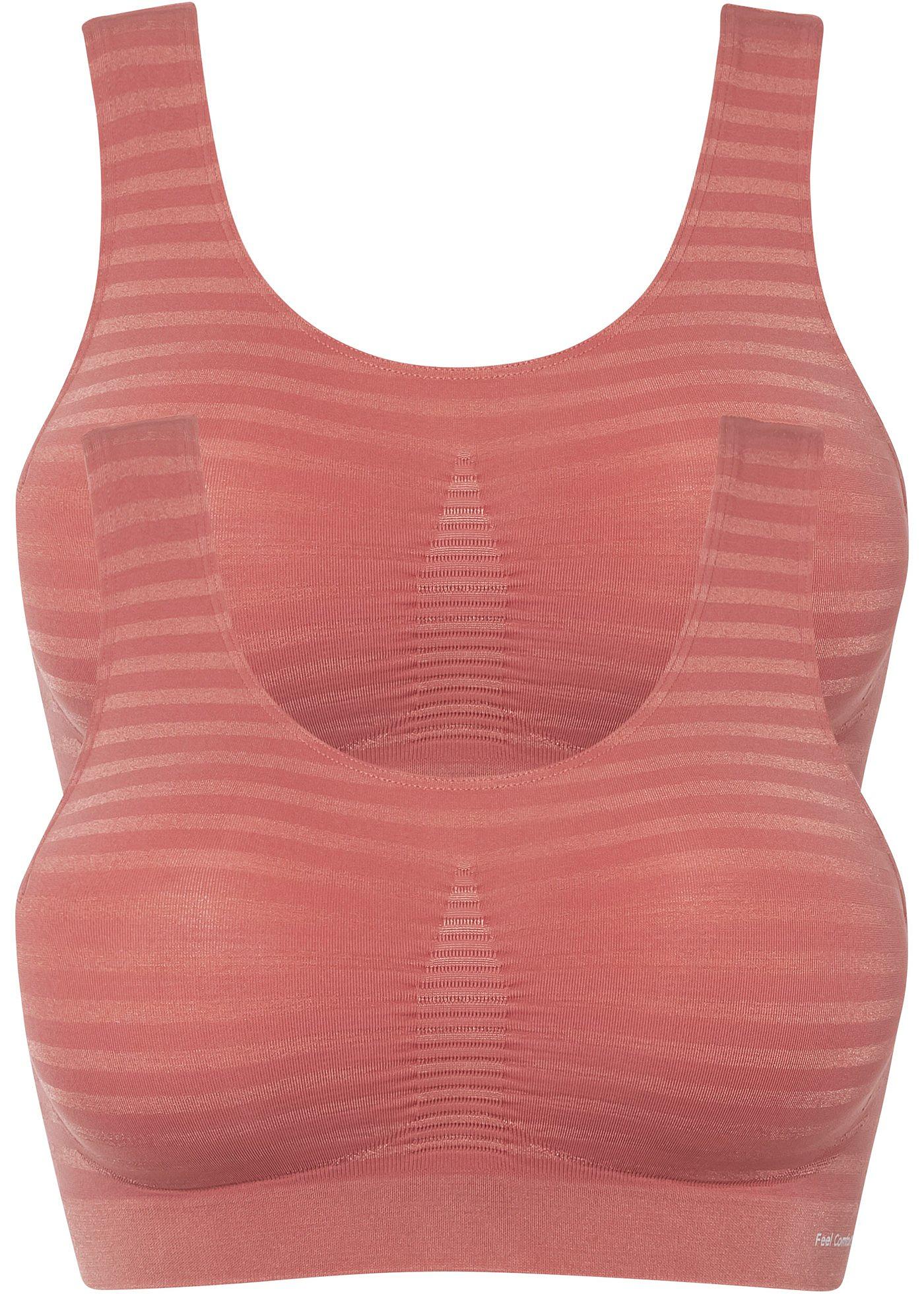 Lot de 2 brassières sans coutures Feel Comfort