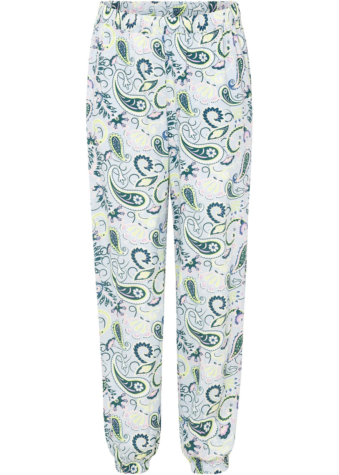 Pantalon tissé avec imprimé paisley