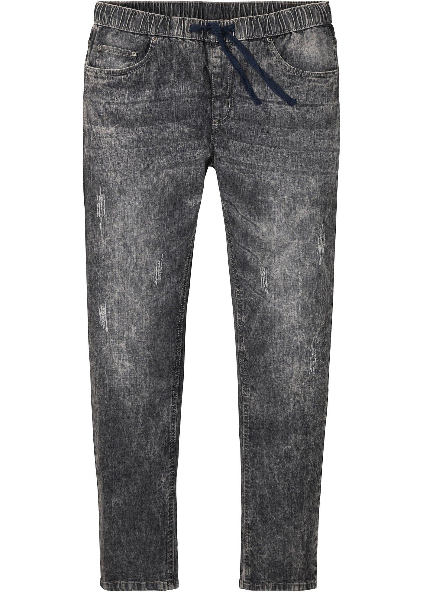 Jean taille extensible Slim Fit, Straight