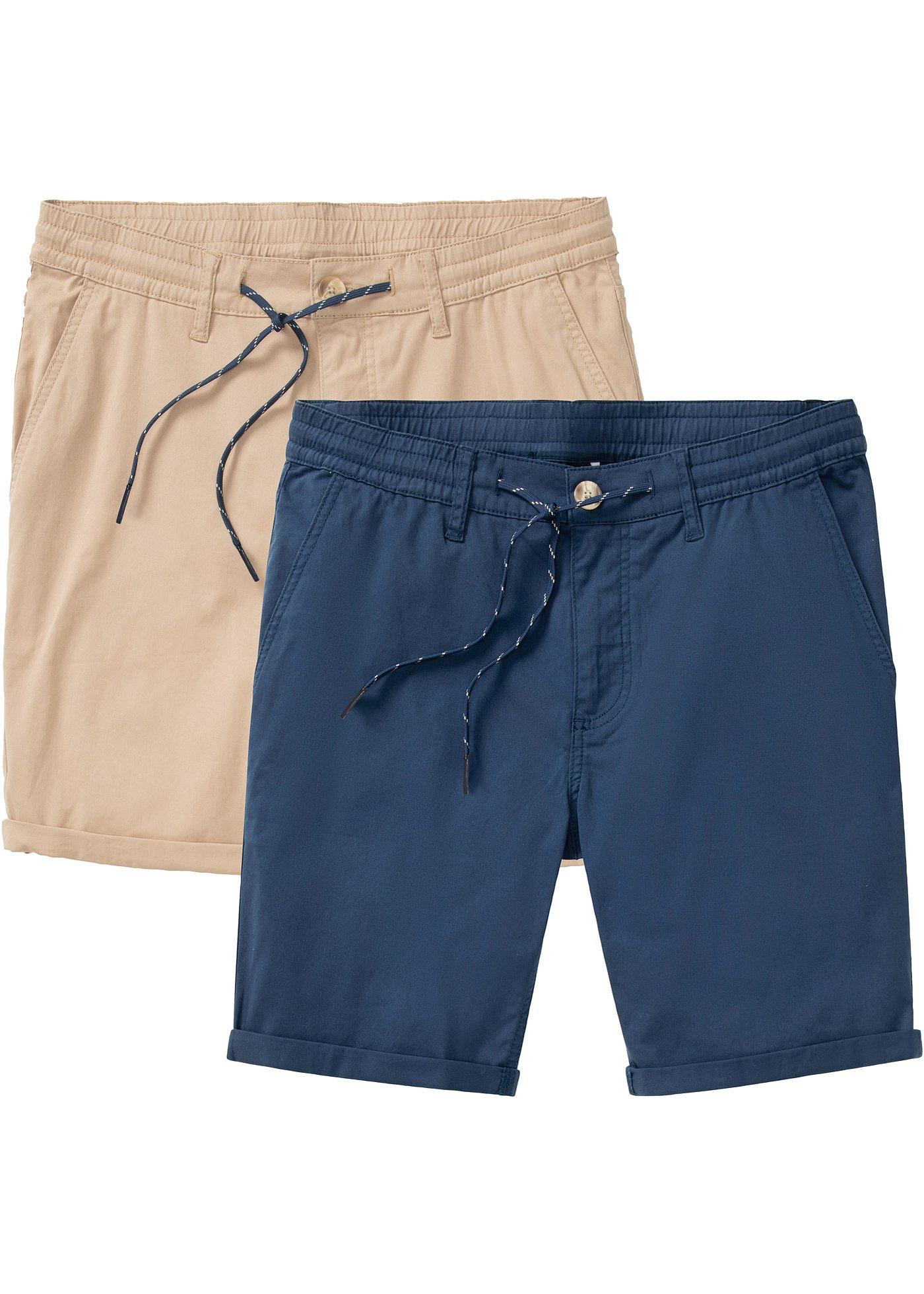 Lot de 2 bermudas extensibles, Regular Fit