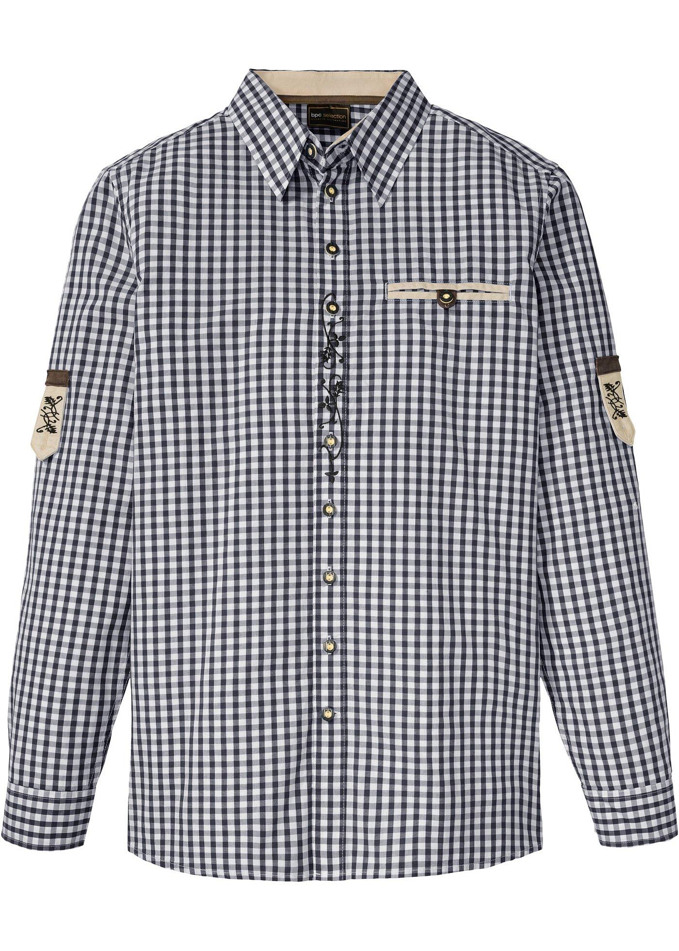 Chemise bavaroise avec manches retroussables