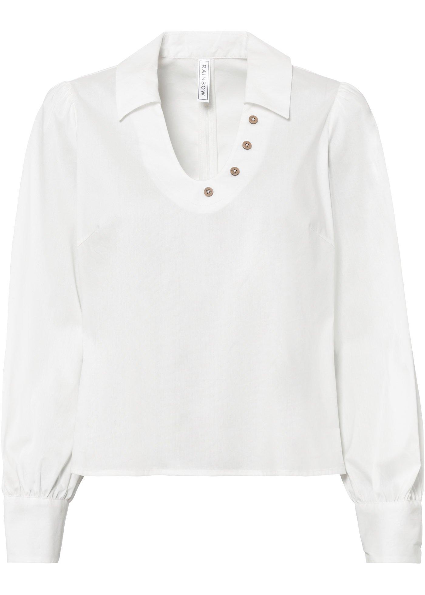 Blouse à décolleté plongeant en V