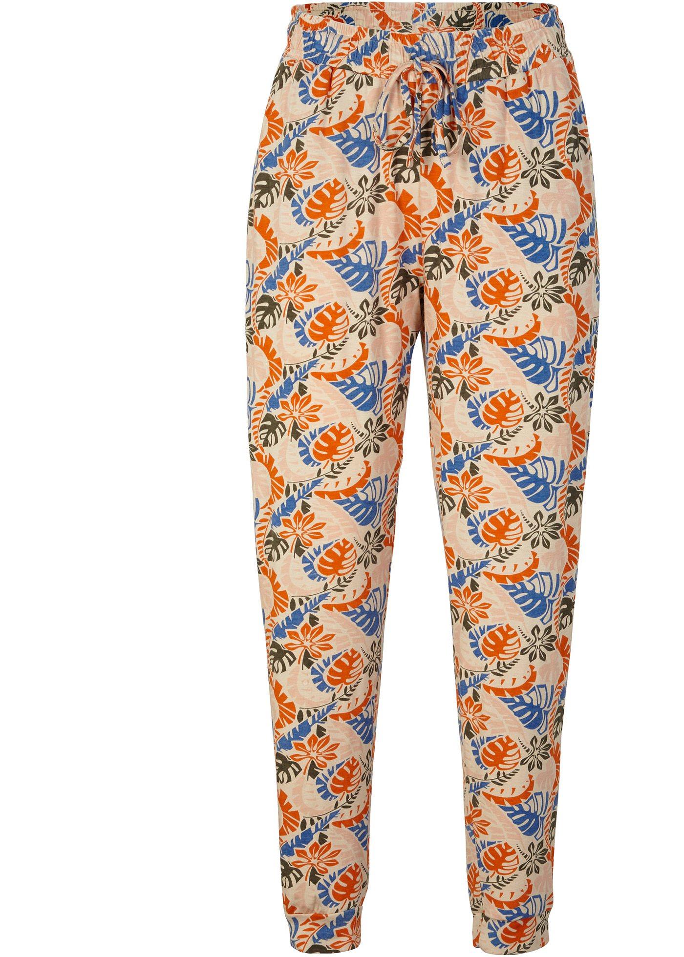 Pantalon en jersey en viscose durable, imprimé