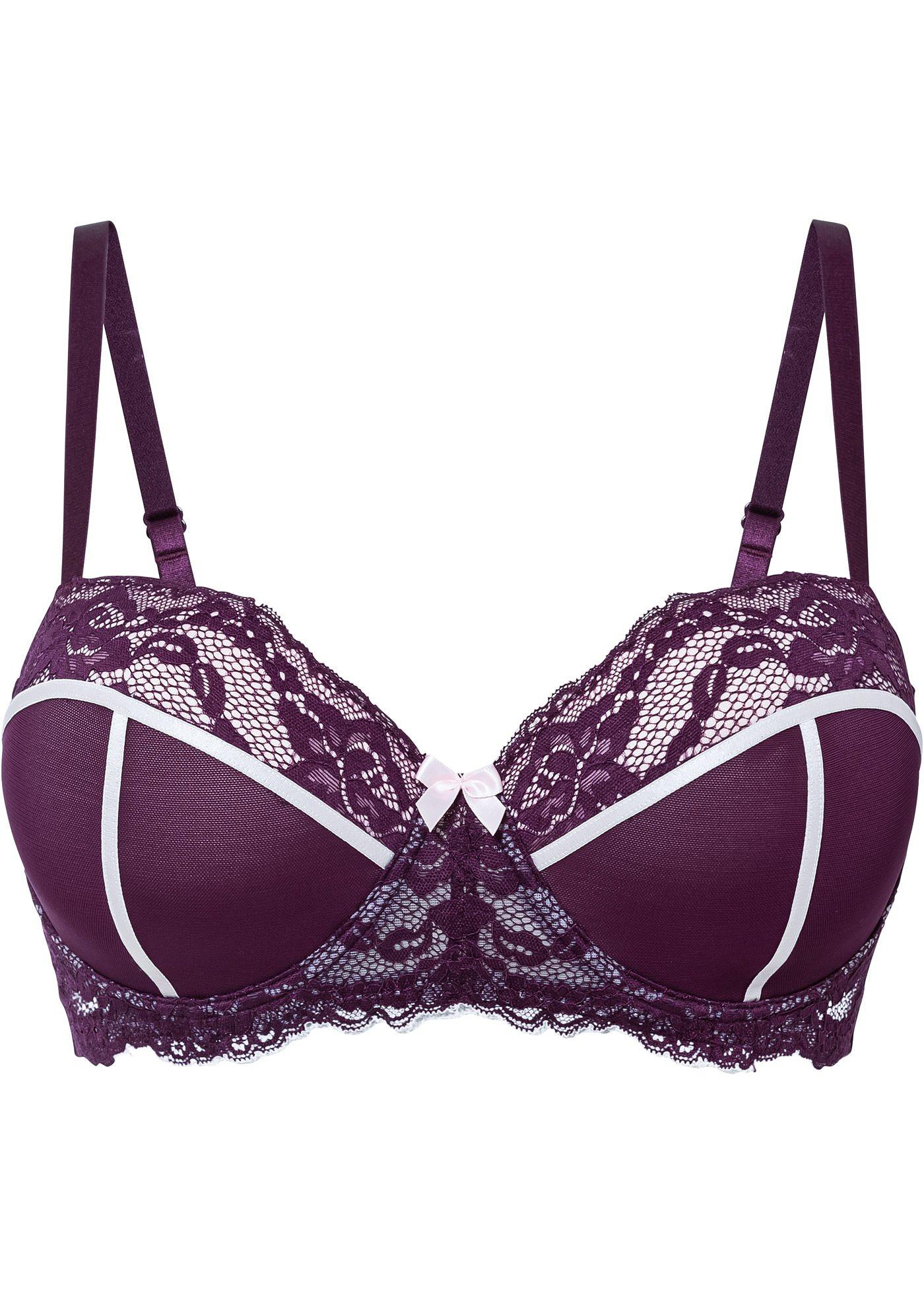 Soutien-gorge balconnet à armatures