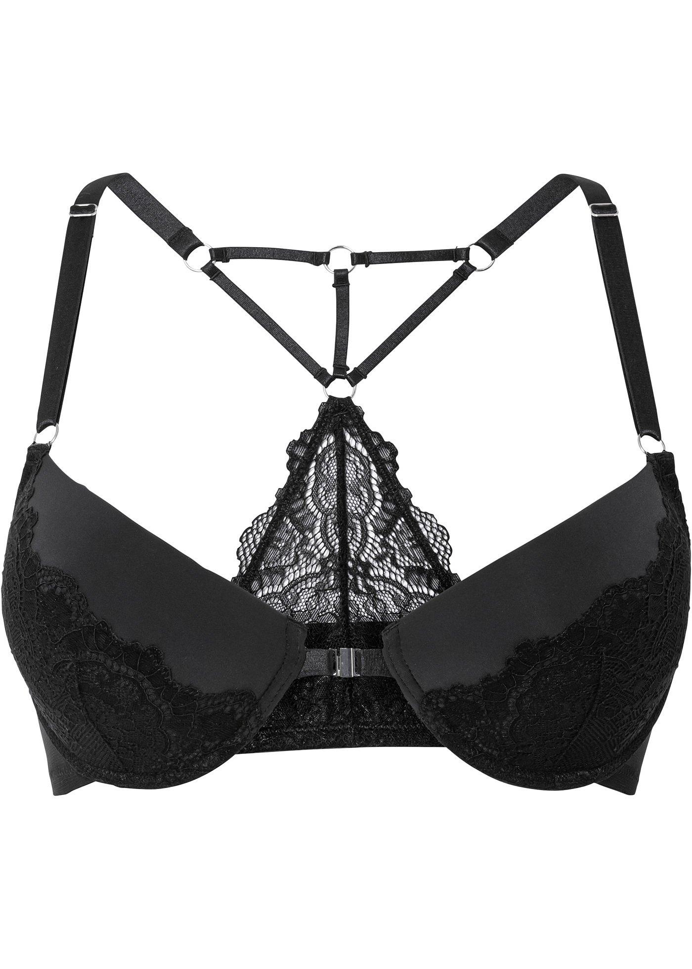 Soutien-gorge à coques avec armatures fermeture devant