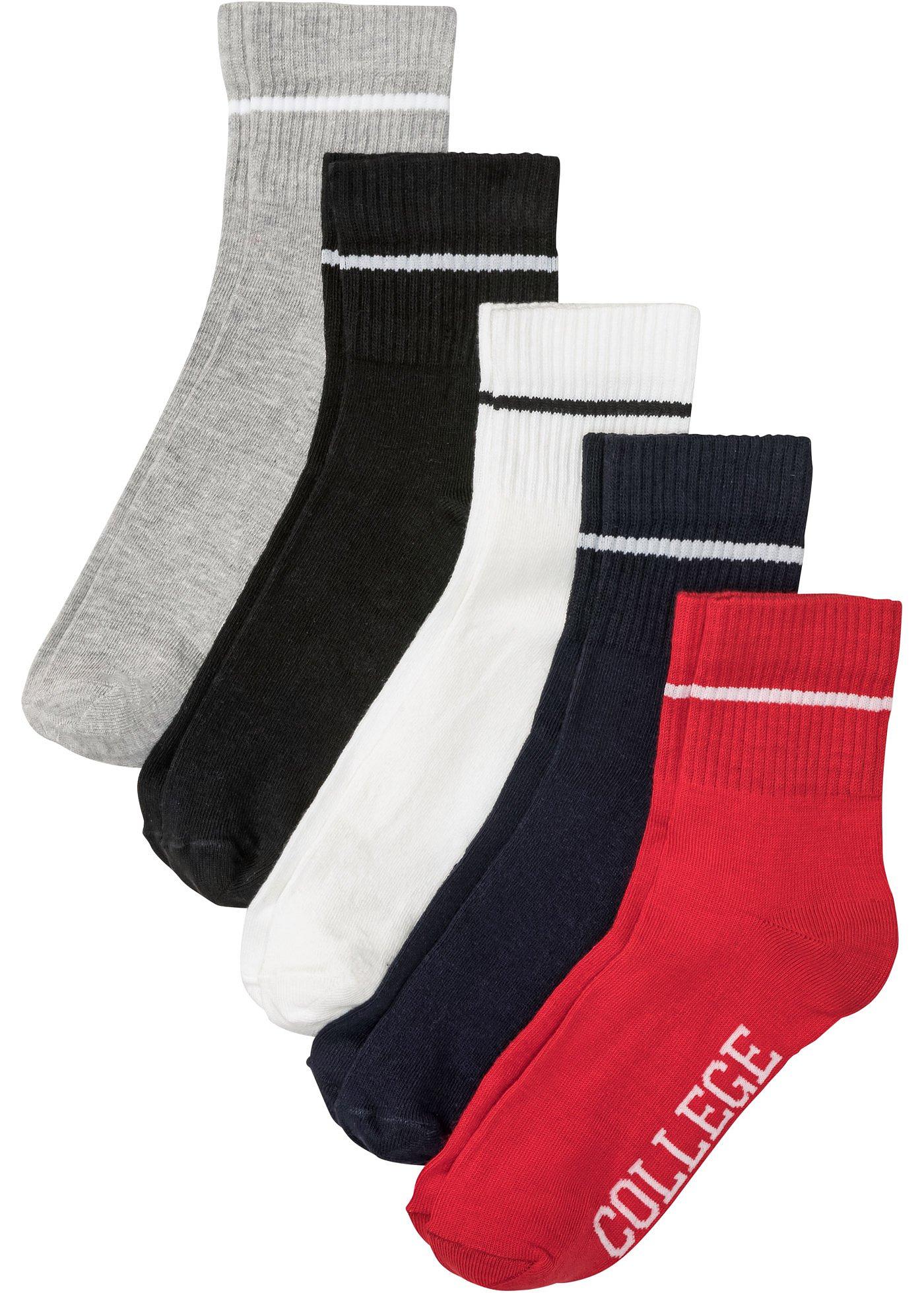 Lot de 5 paires de chaussettes courtes