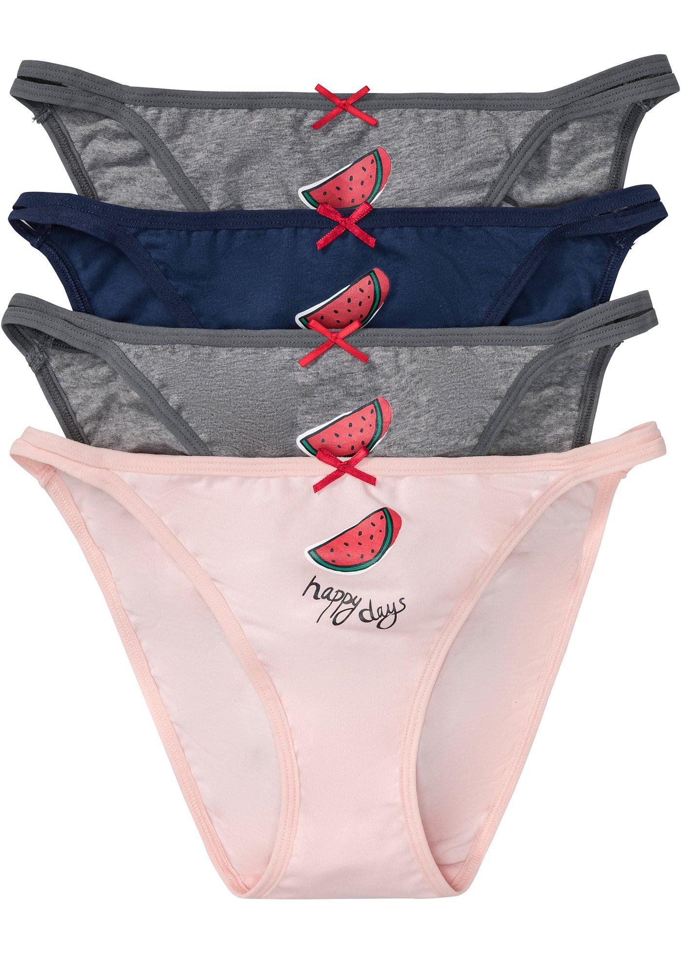 Lot de 4 slips tanga