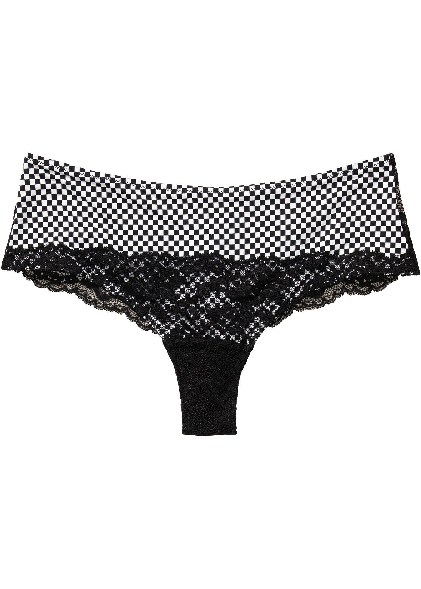 Culotte string à carreaux