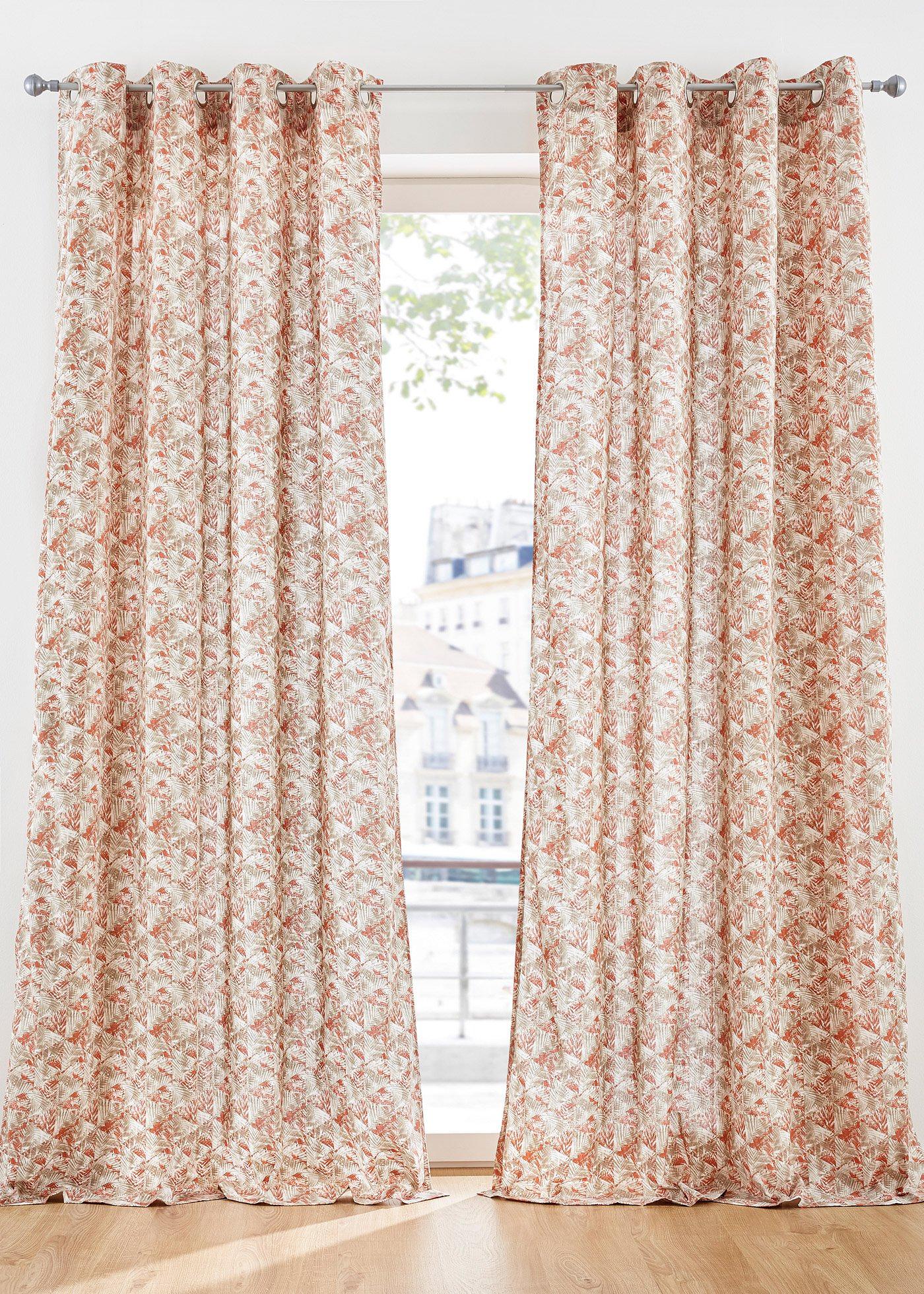 Panneau à imprimé feuilles (1 pce.)