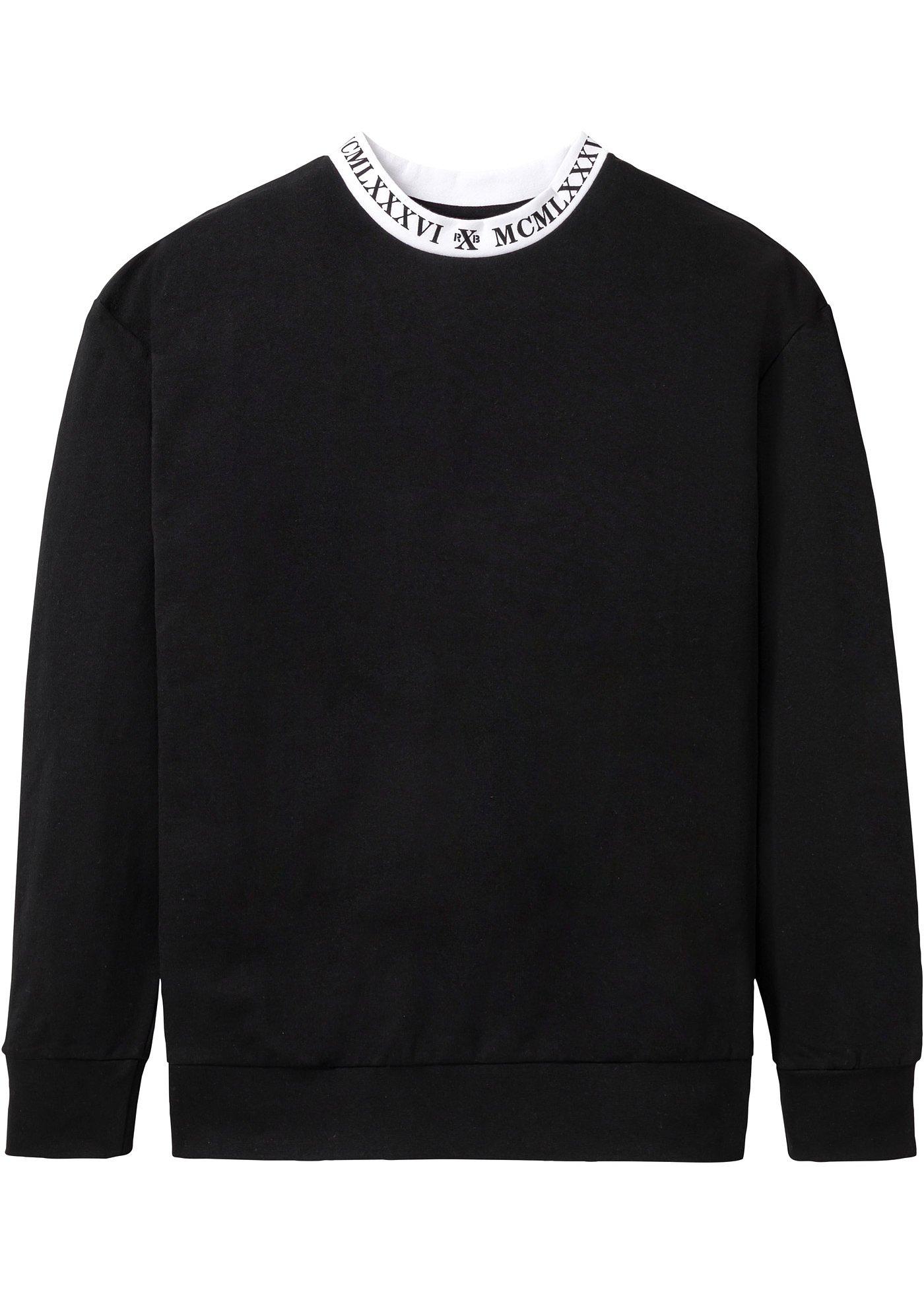 Sweat-shirt avec épaules légèrement basses, Loose Fit