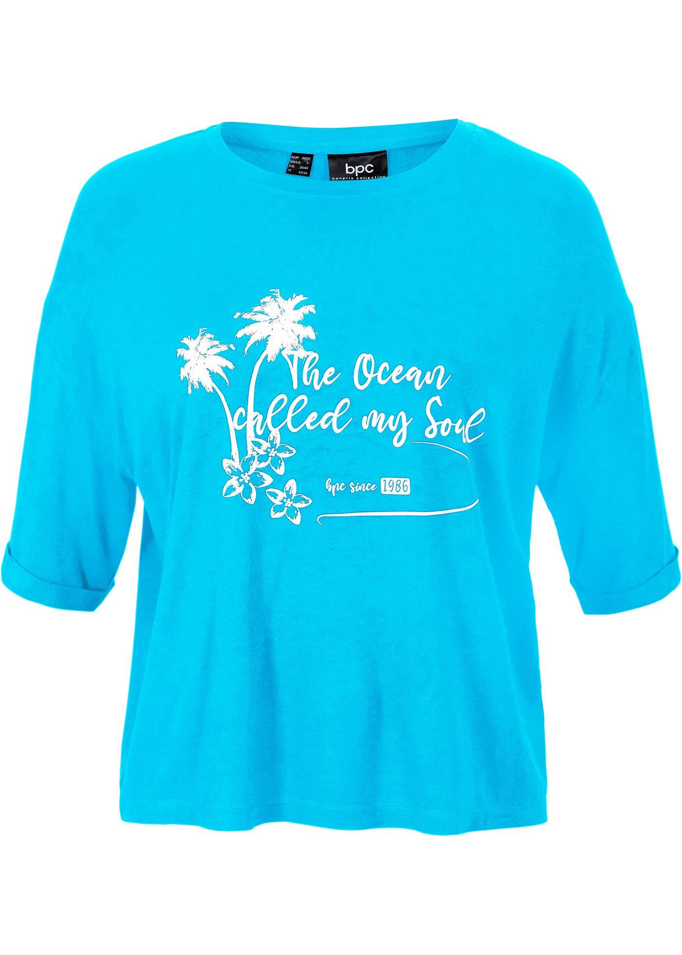 T-shirt anti-UV avec imprimé et viscose durable