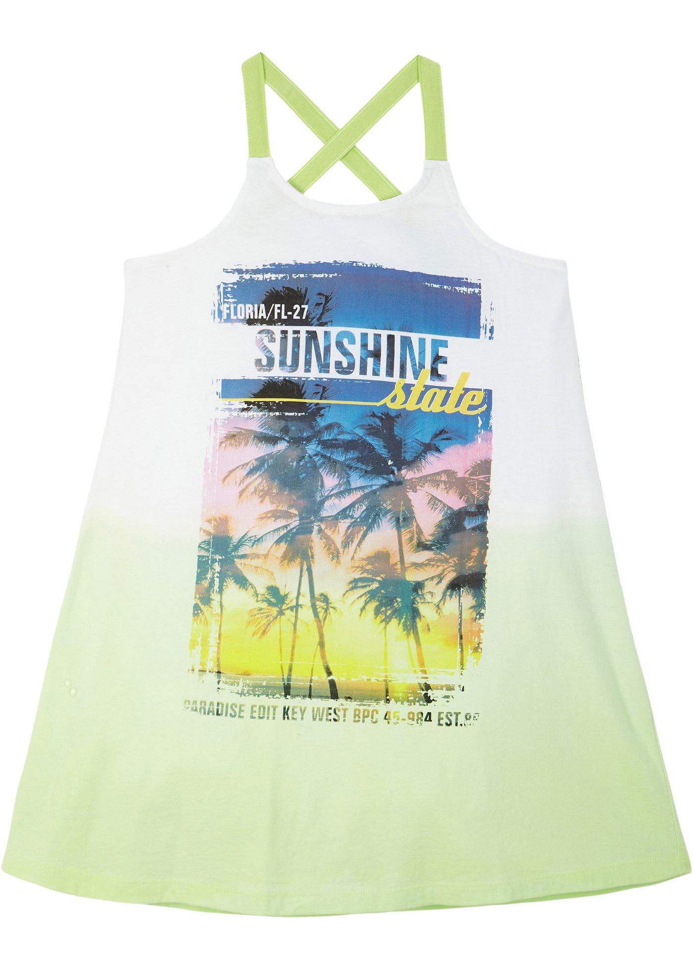 Robe en jersey estivale fille