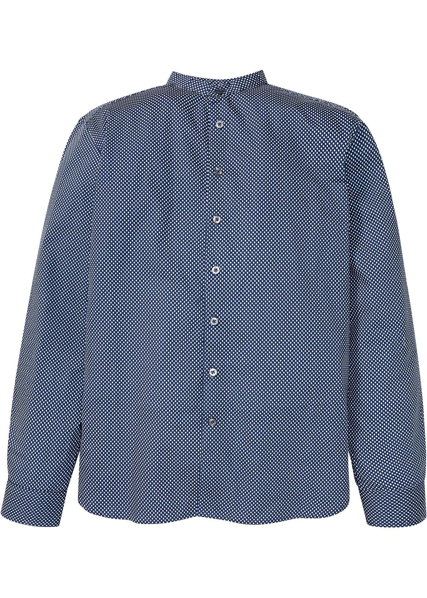 Chemise manches longues avec col montant Slim Fit