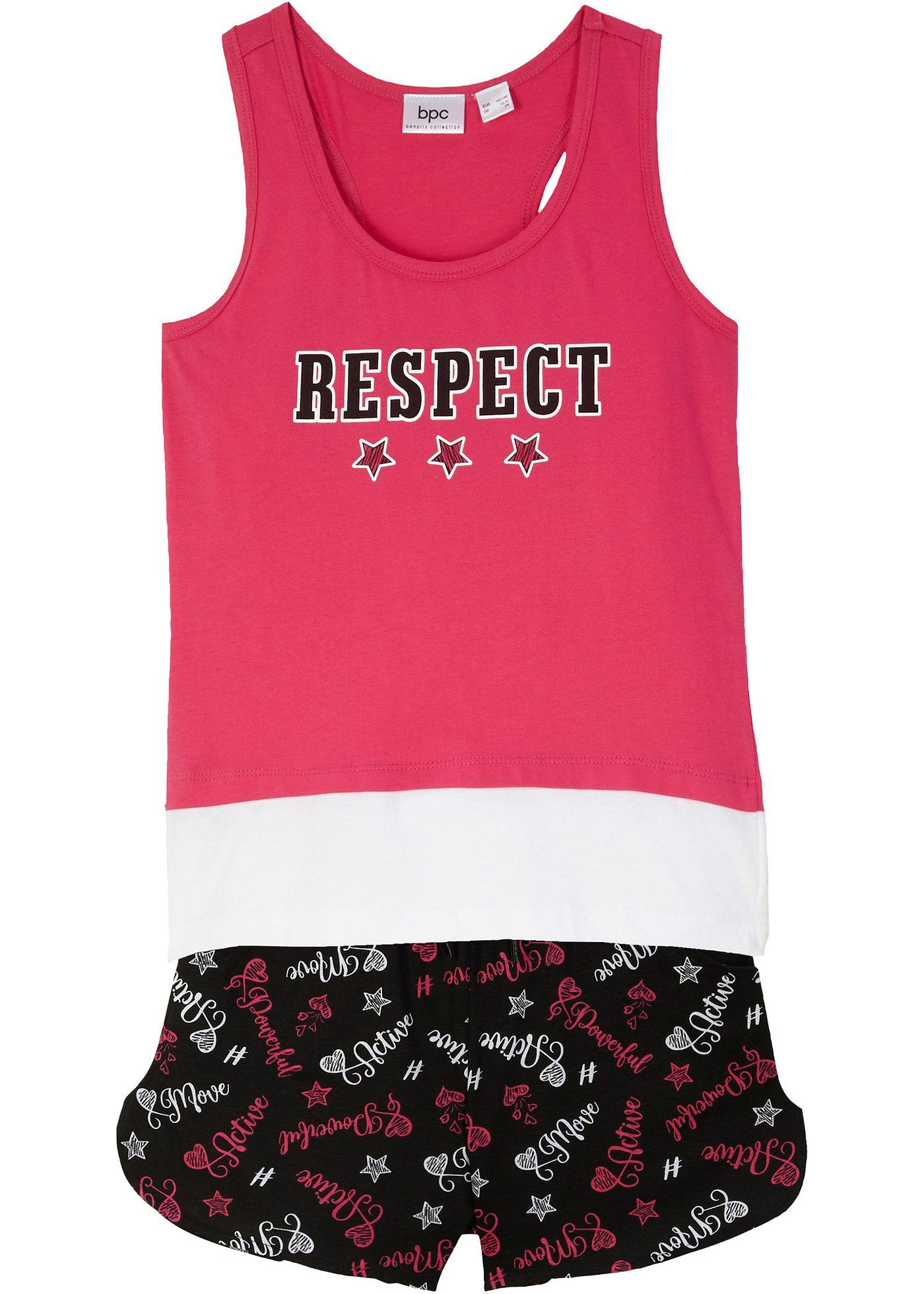 Top débardeur + short fille (Ens. 2 pces.)