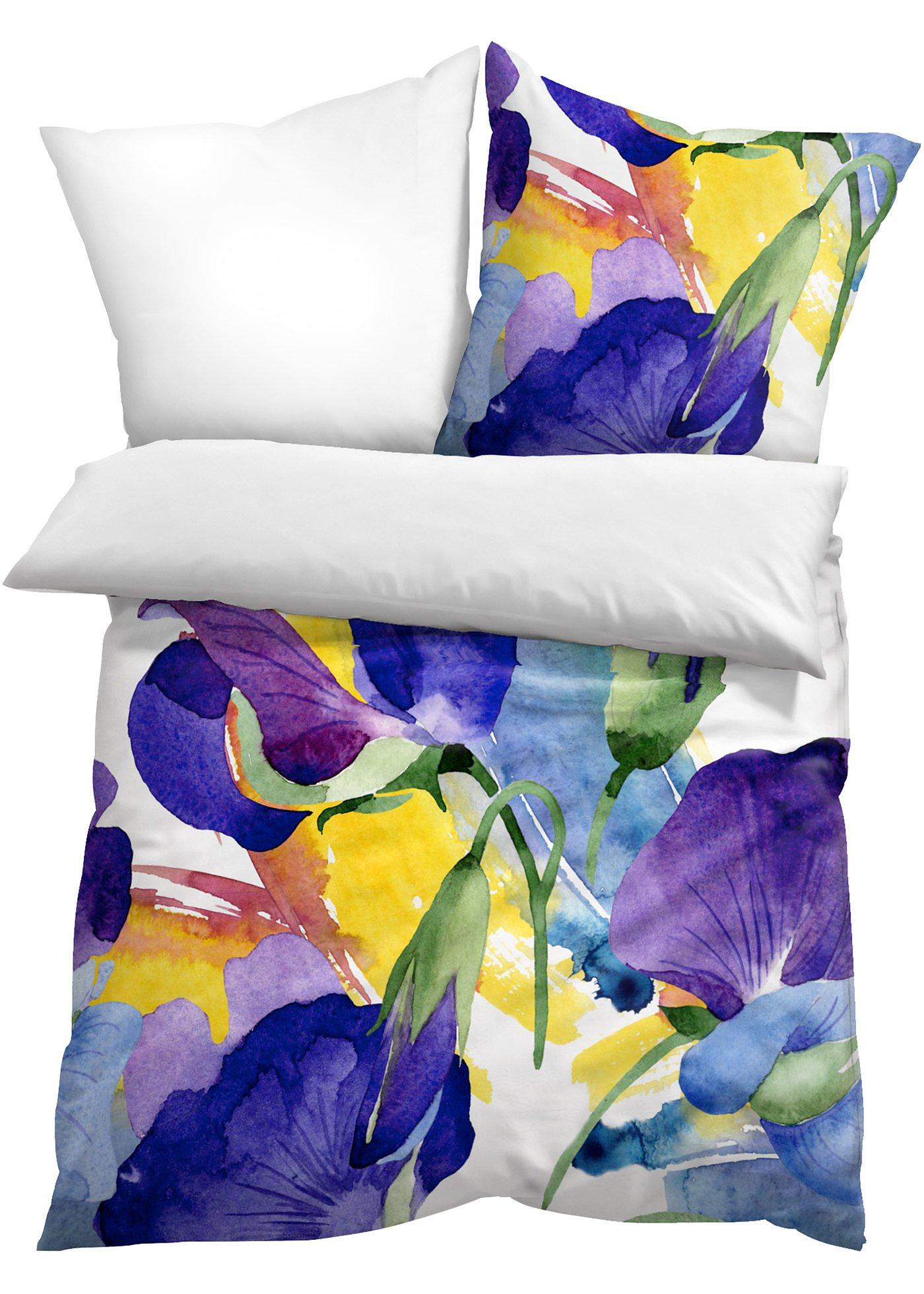 Parure de lit réversible à fleurs