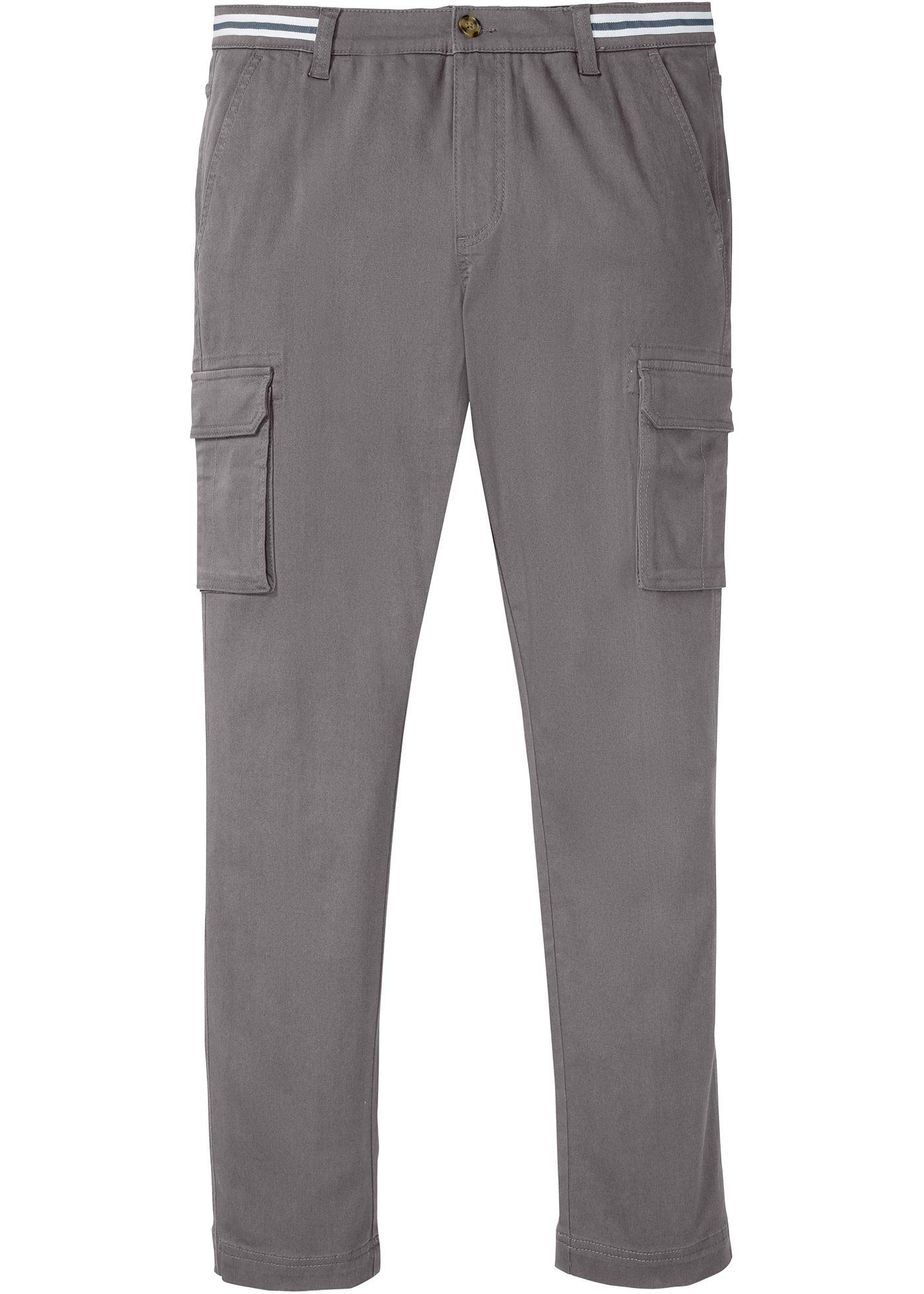 Pantalon cargo extensible Regular Fit, Straight