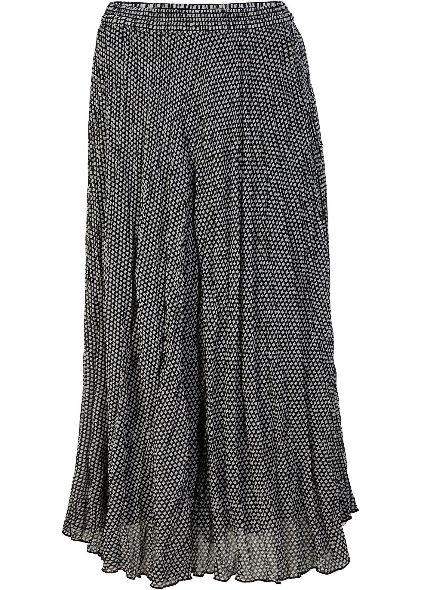 Jupe en chiffon avec imprimé minimaliste