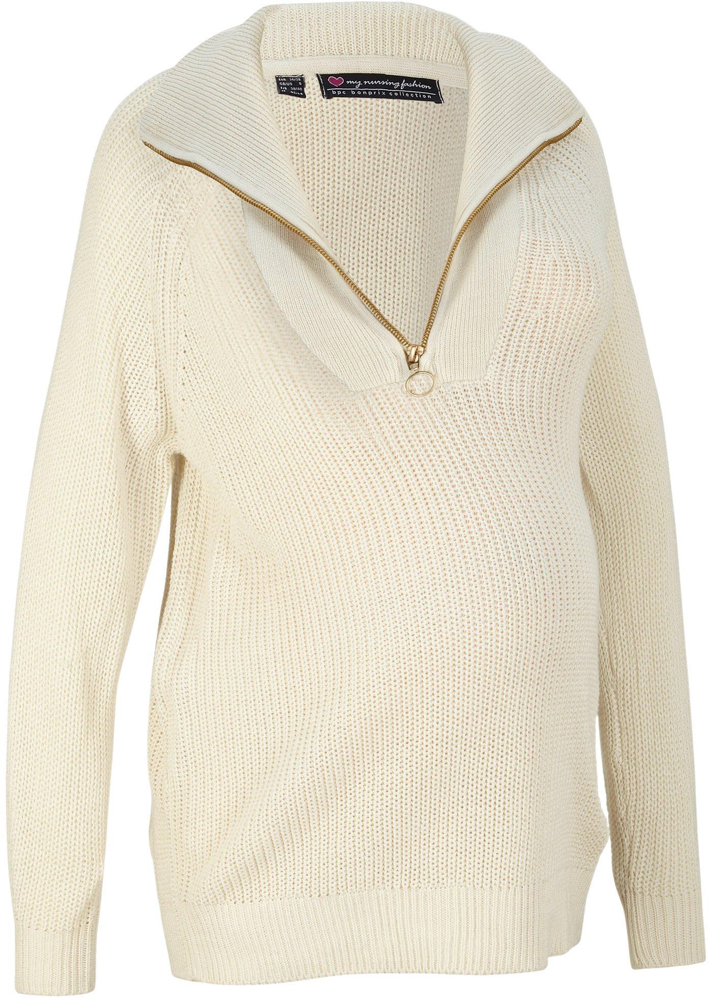 Pull de grossesse et d'allaitement col camionneur