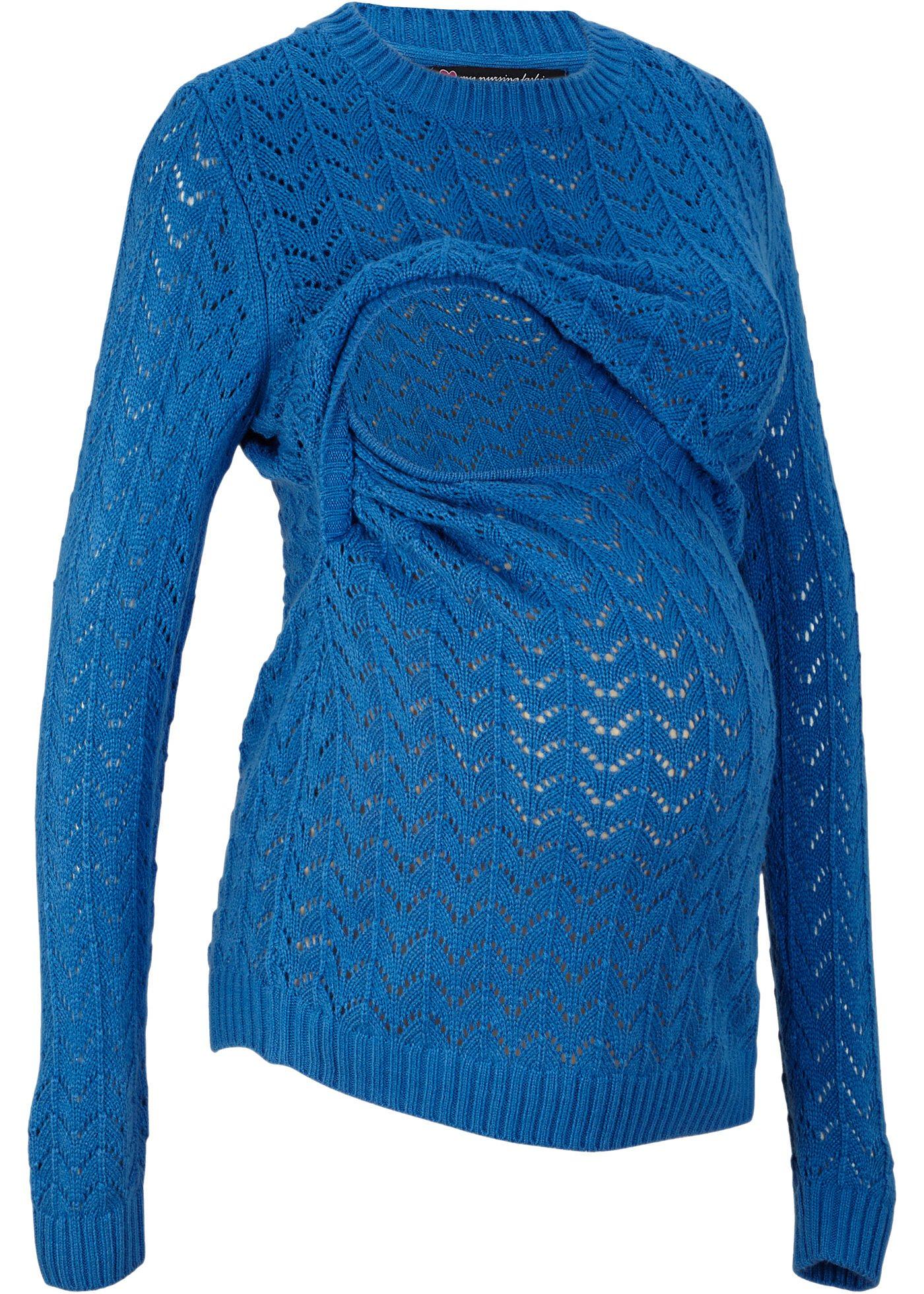 Pull de grossesse et d'allaitement ajouré