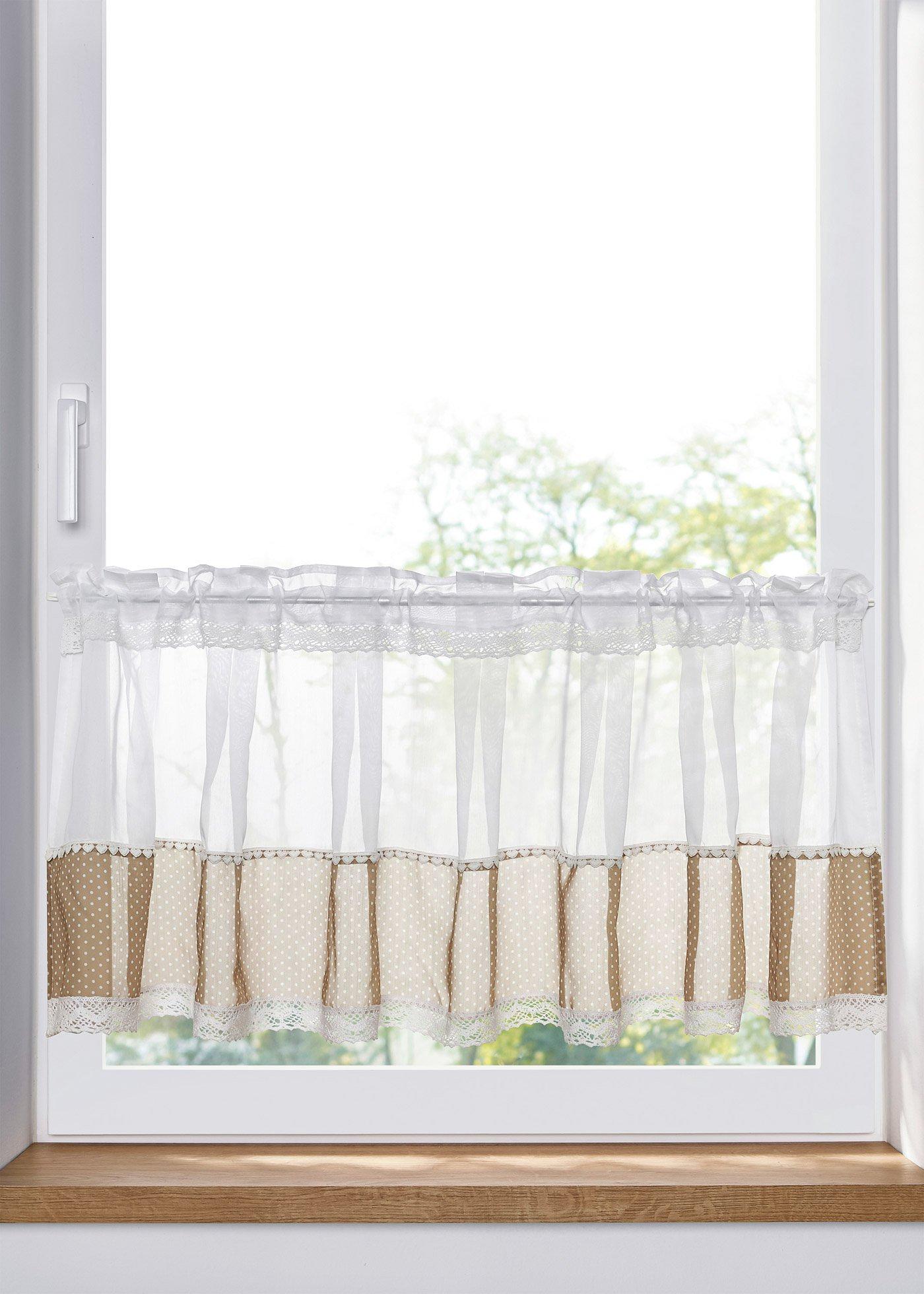 Brise-bise avec bordure en crochet