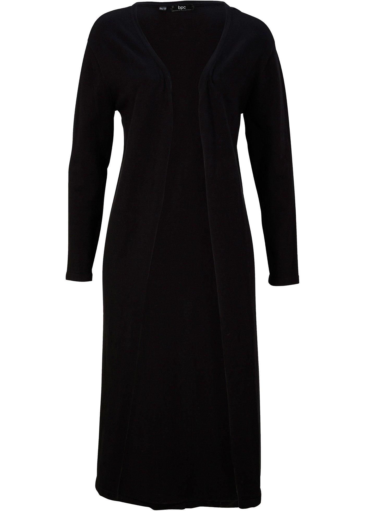 Image de Gilet long en maille, ouvert