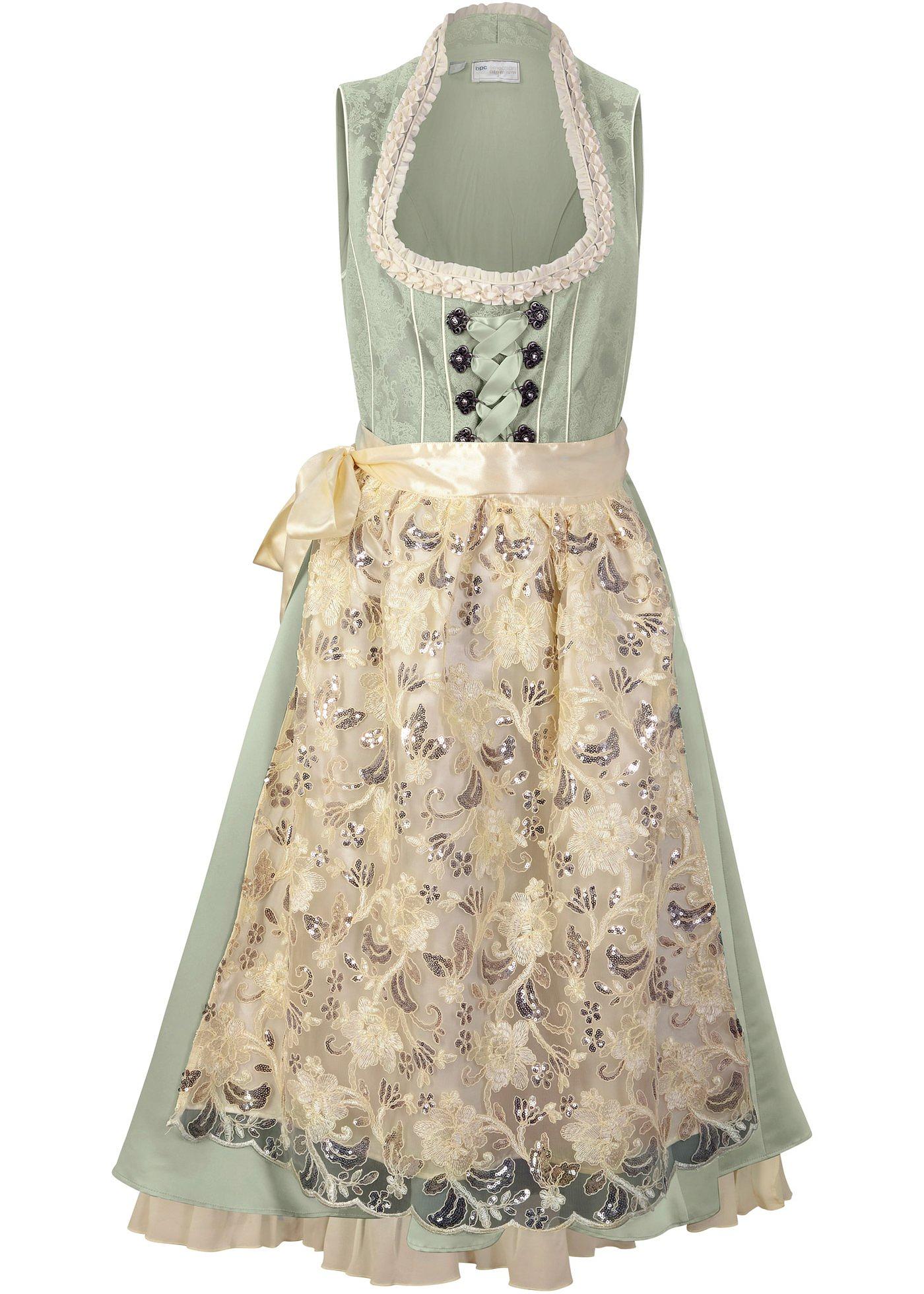 Dirndl avec jacquard et tablier brodé de bpc selection premium
