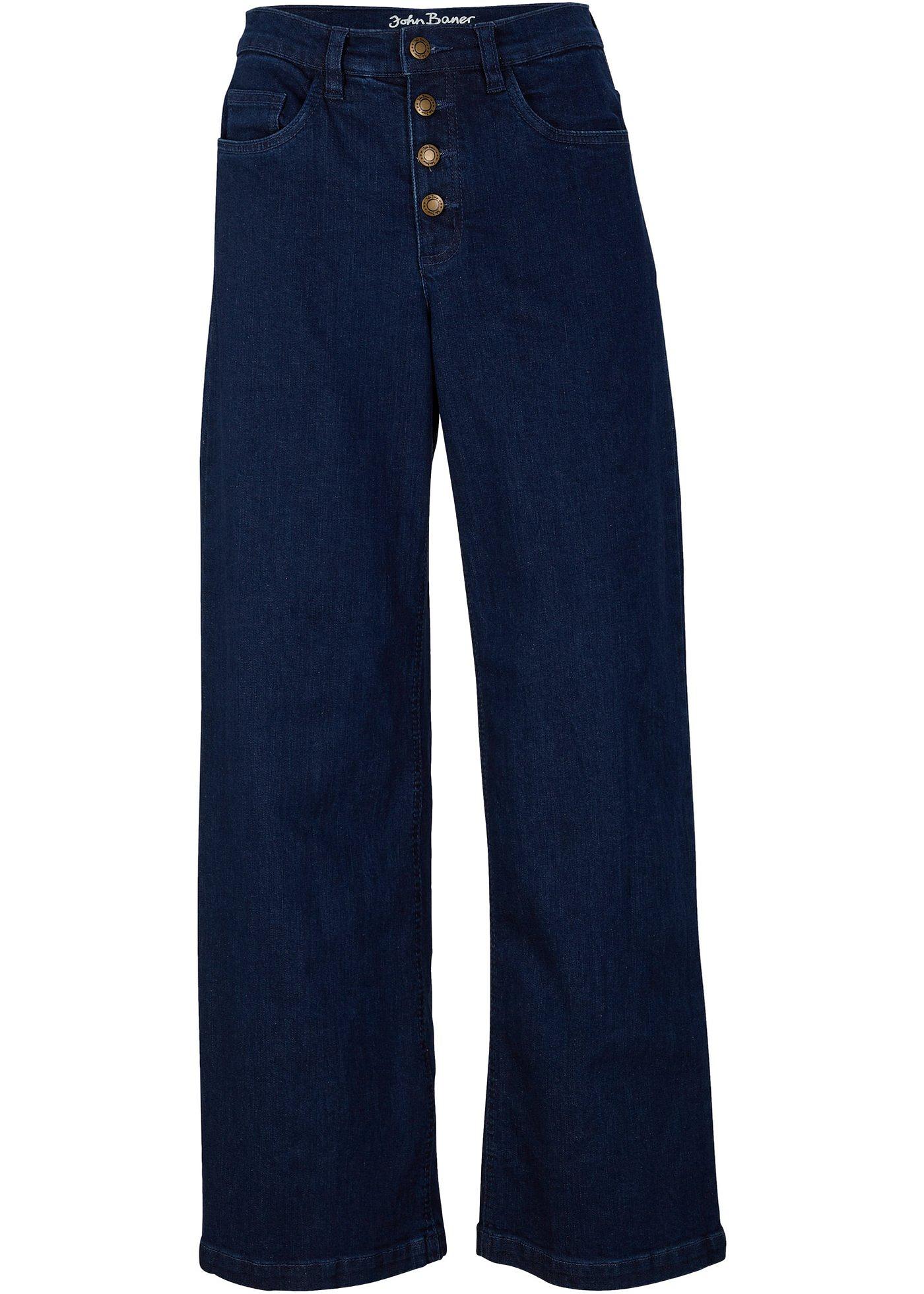 Jupe-culotte en jean extensible