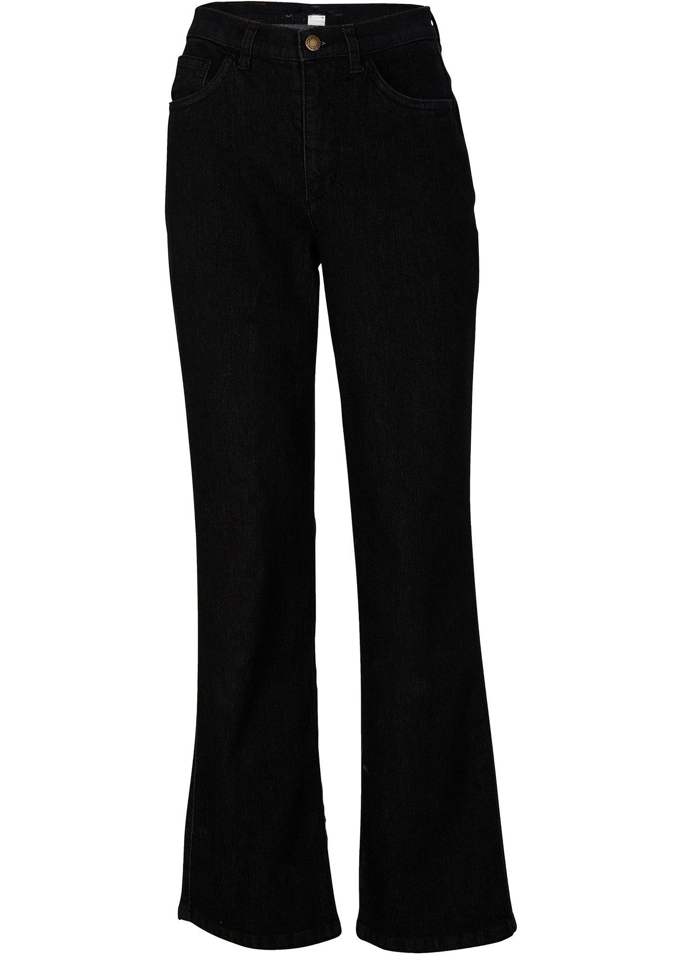 Jean extensible avec jambes larges