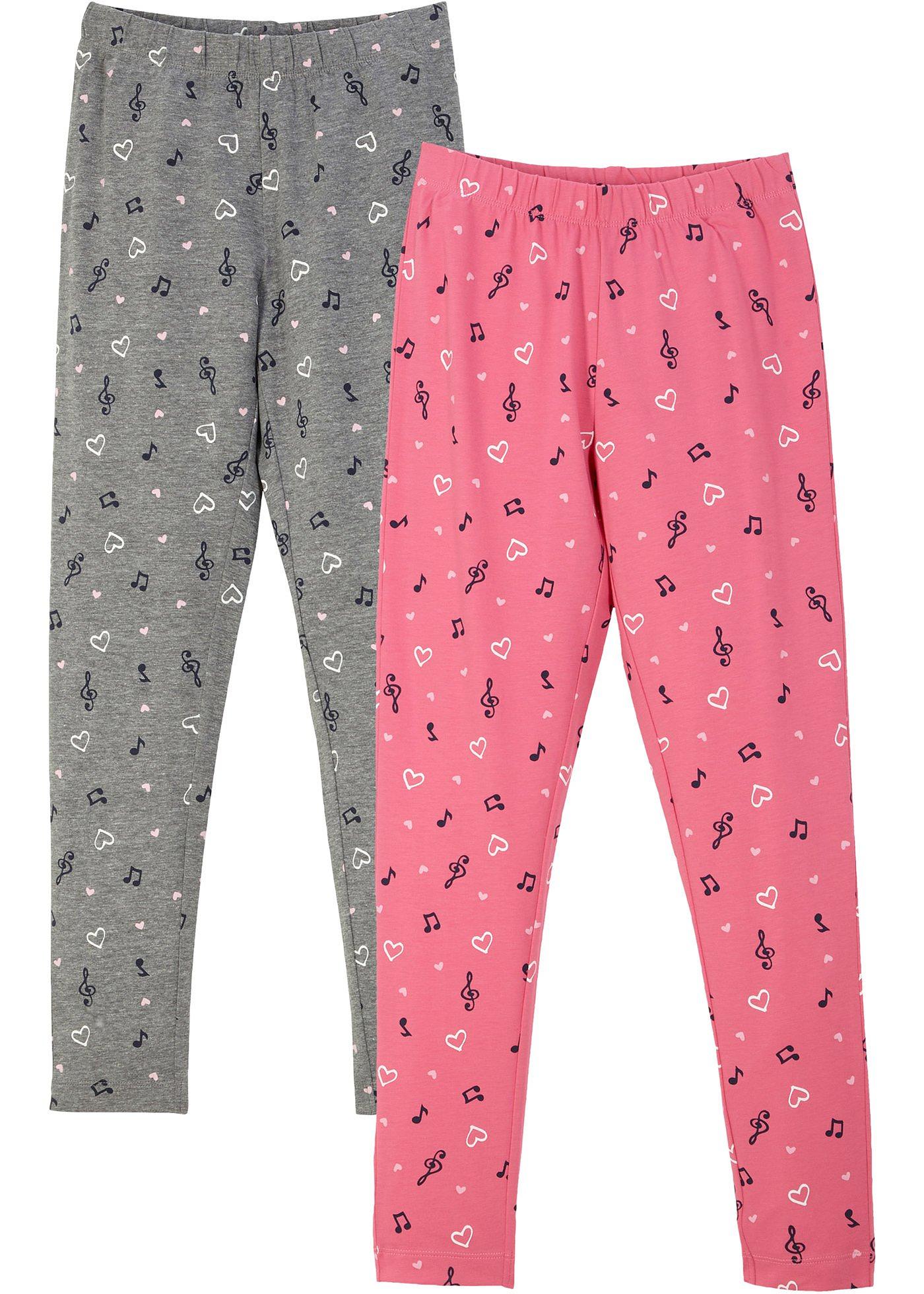 Lot de 2 leggings fille