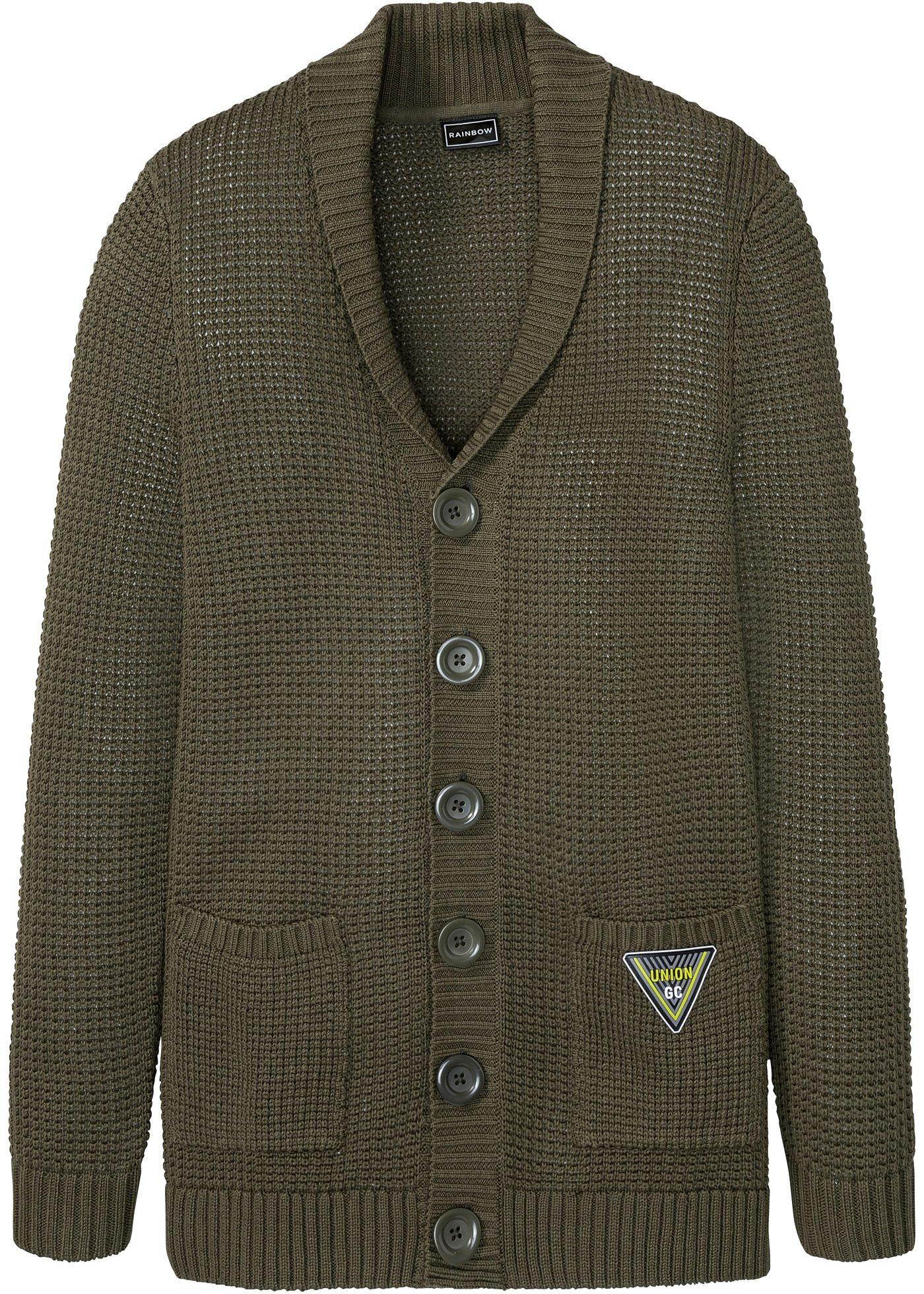 Gilet en maille à col châle