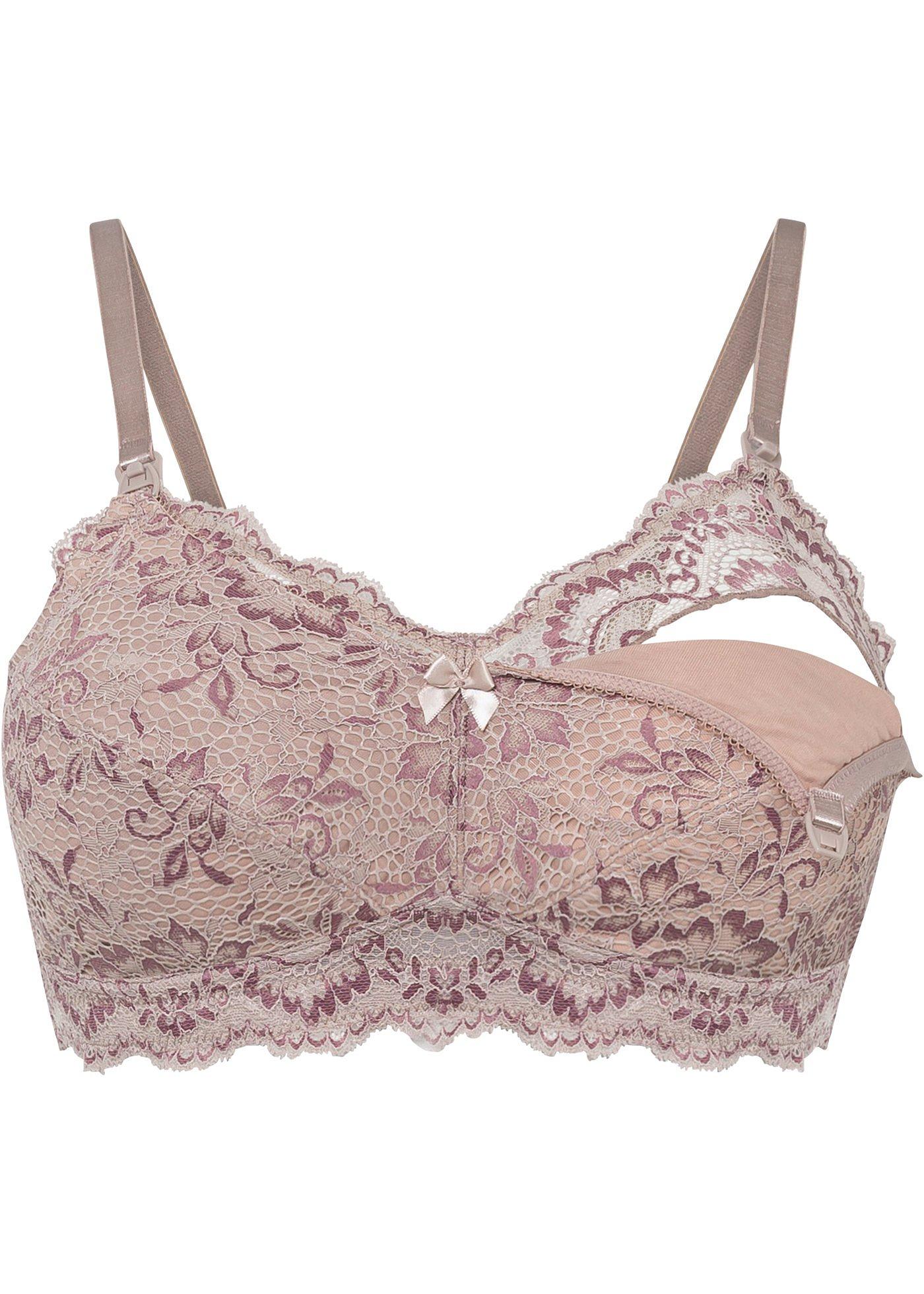 Soutien-gorge d'allaitement sans armatures en matériau recyclé