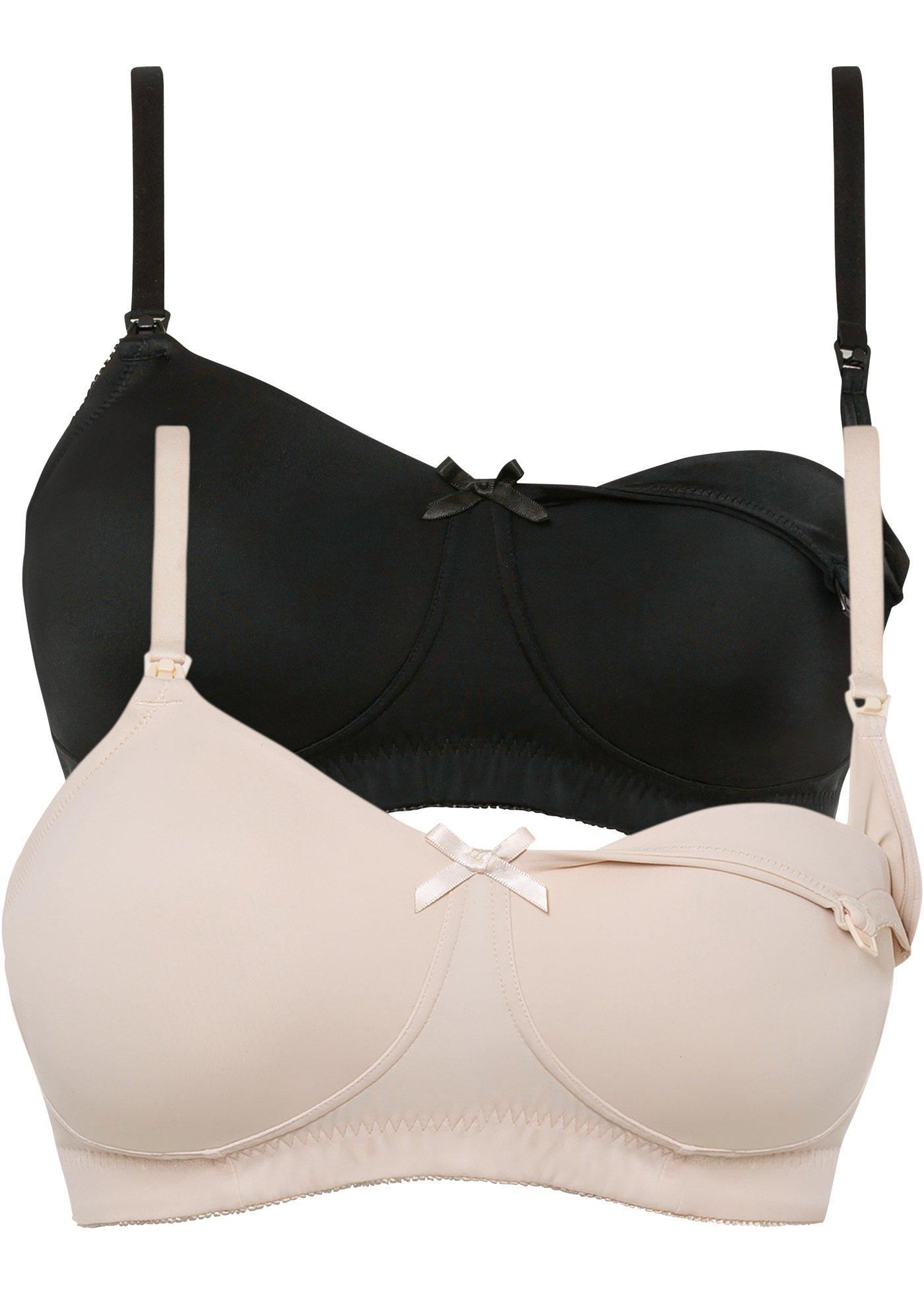 Lot de 2 soutien-gorges d'allaitement moulés en matériau recyclé