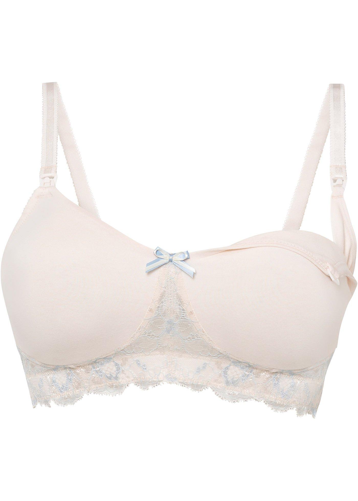 Soutien-gorge d'allaitement sans armatures avec coton bio