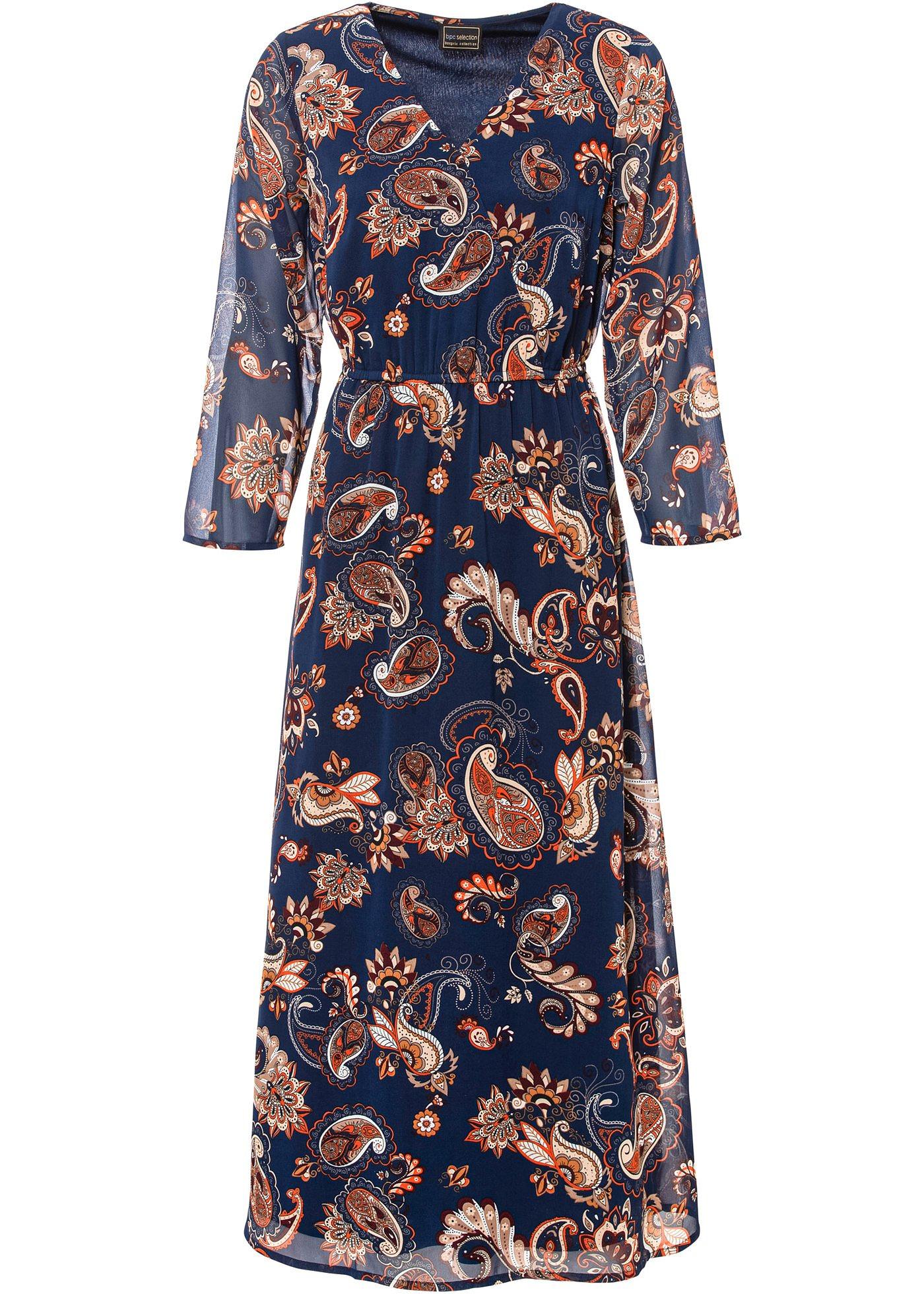 Robe longue imprimée