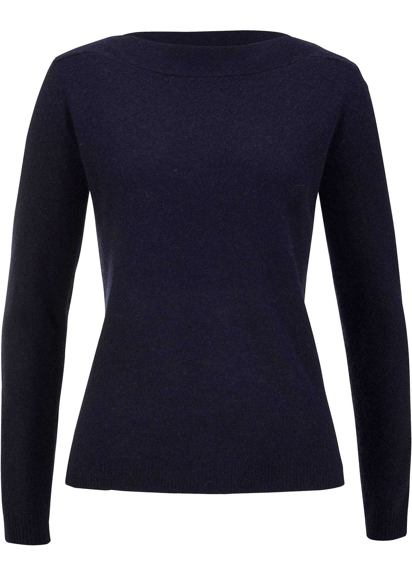 Pull encolure bateau avec teneur en Good Cashmere Standard®