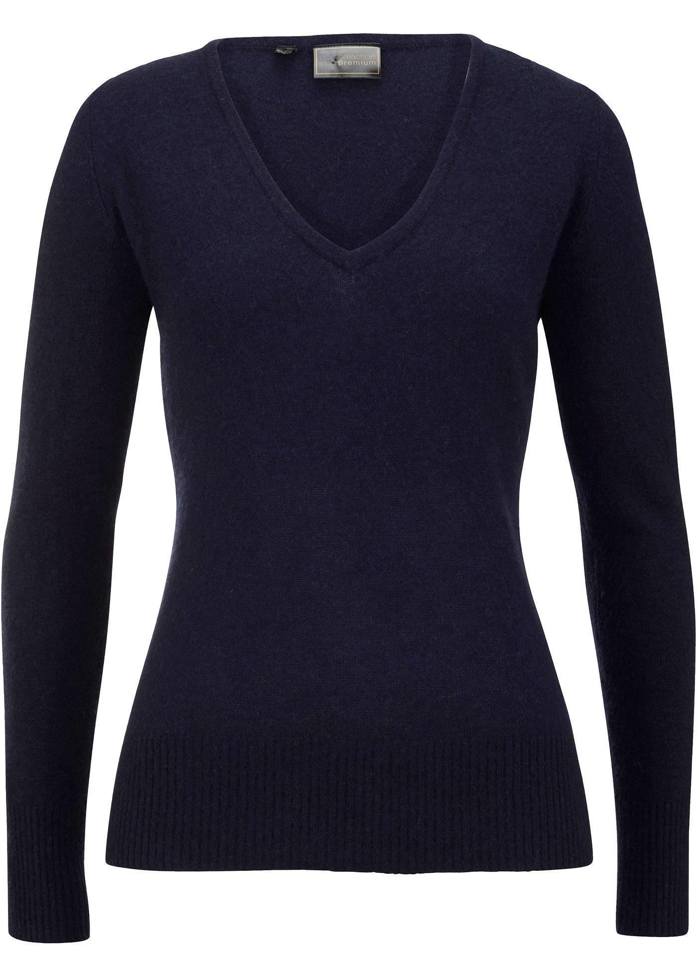 Pull col V avec teneur en Good Cashmere Standard®