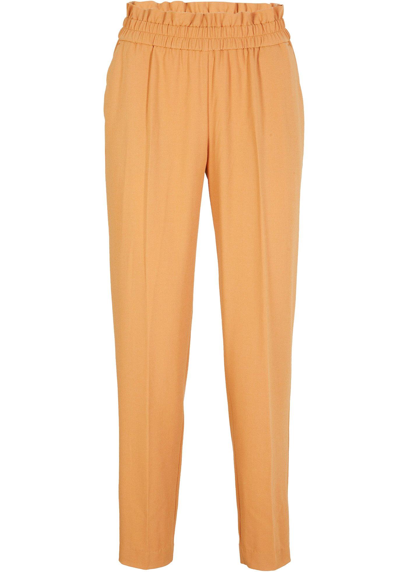 Pantalon carotte à taille extensible