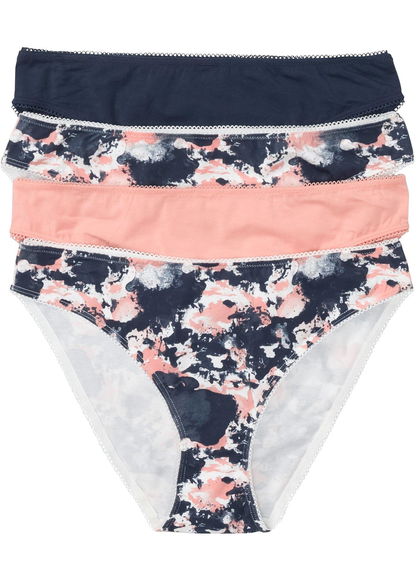 Lot de 4 slips avec coton durable