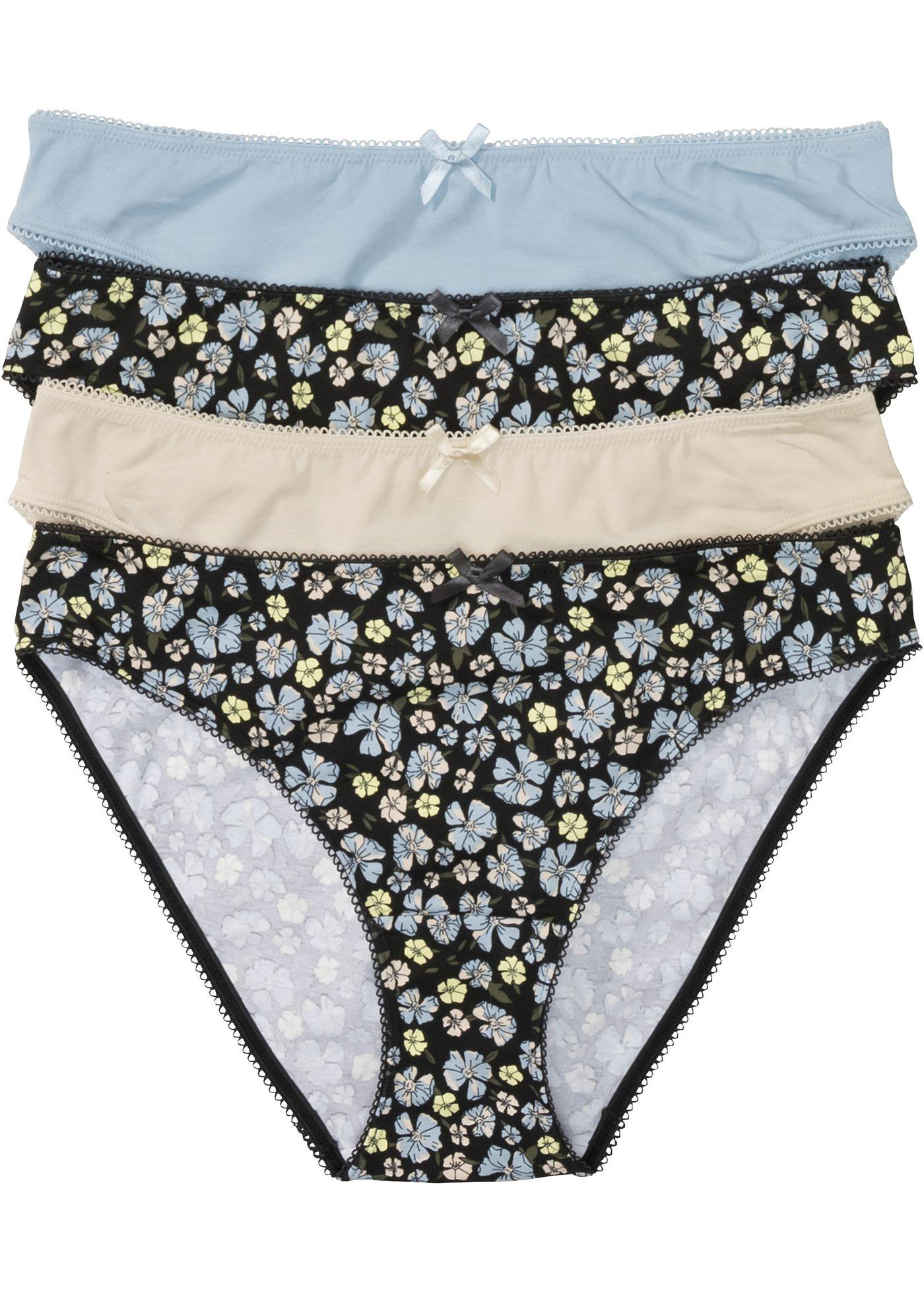 Lot de 4 slips avec coton durable