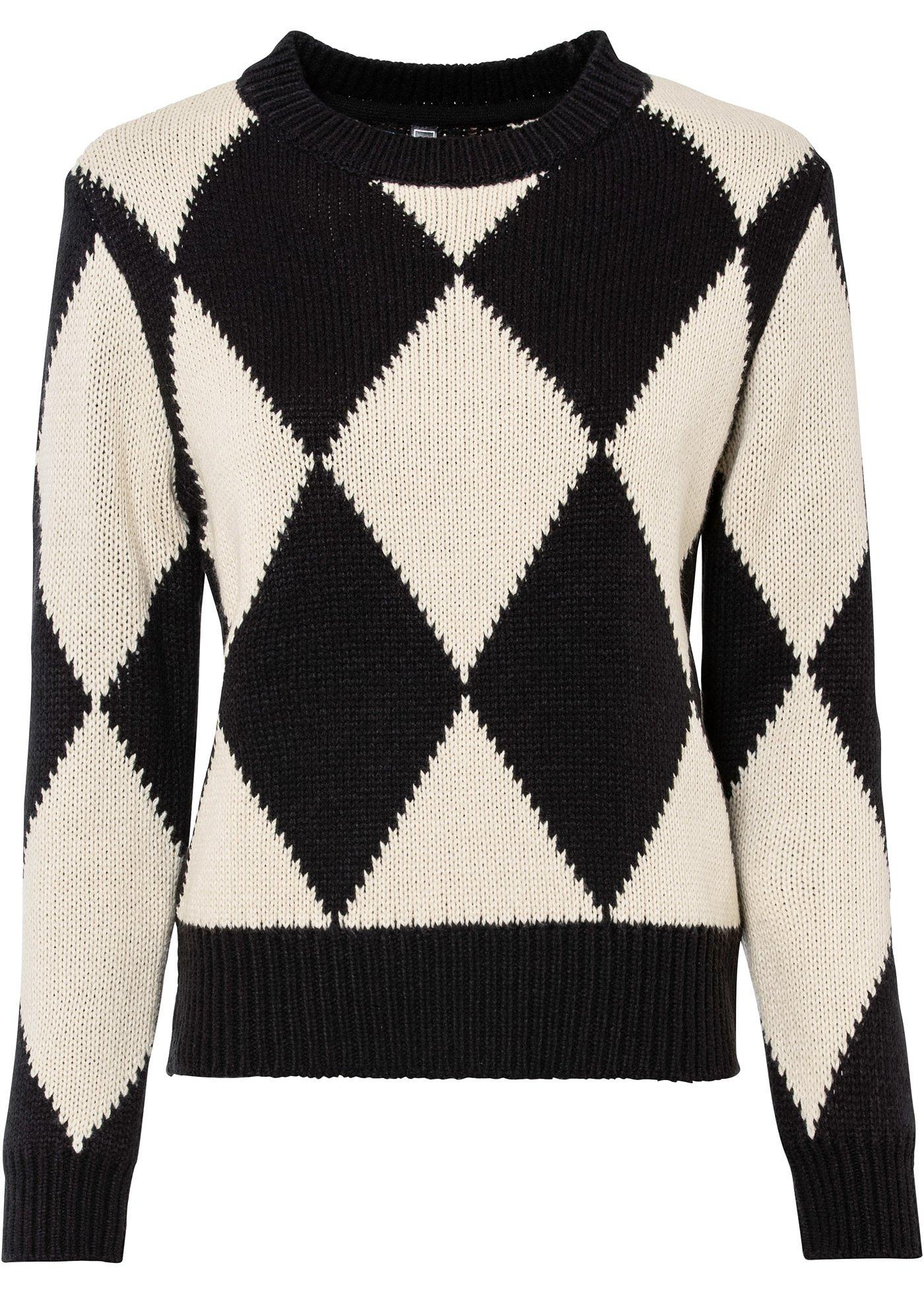 Pull avec motif losange