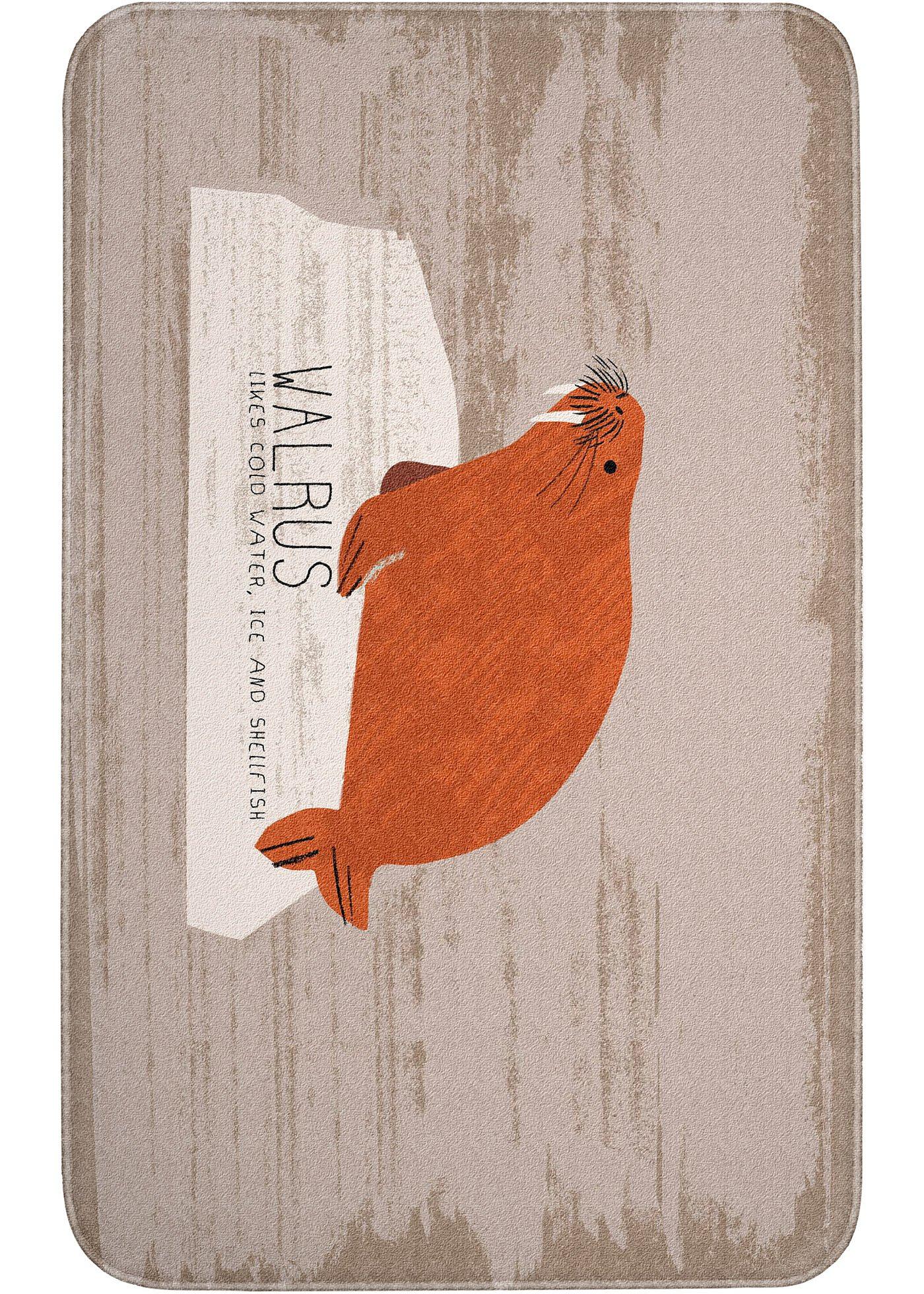 Tapis de salle de bain avec polyester recyclé