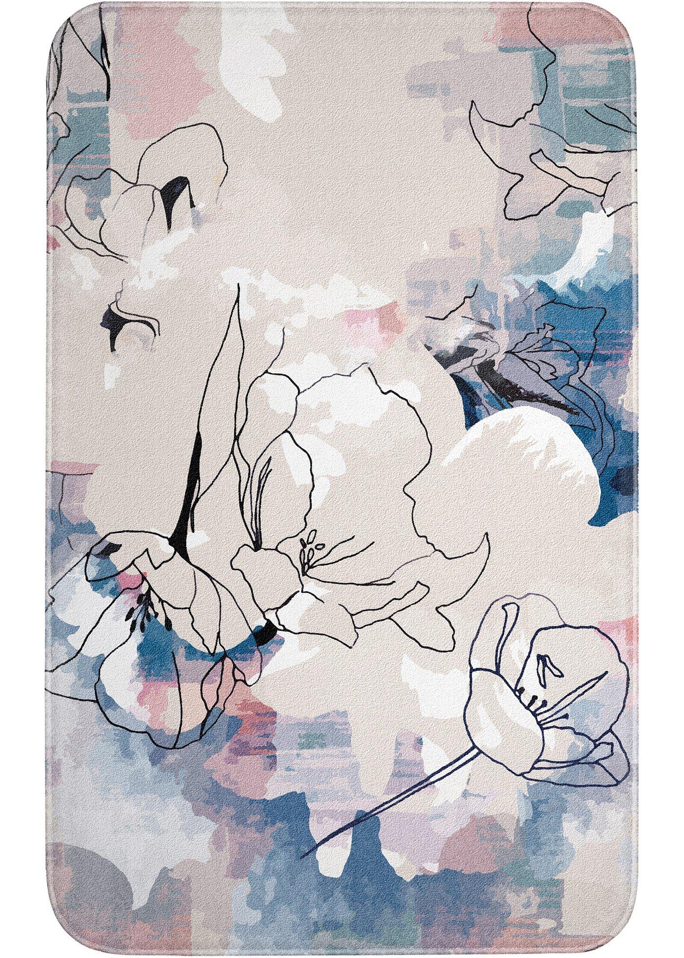 Tapis de salle de bain avec polyester recyclé